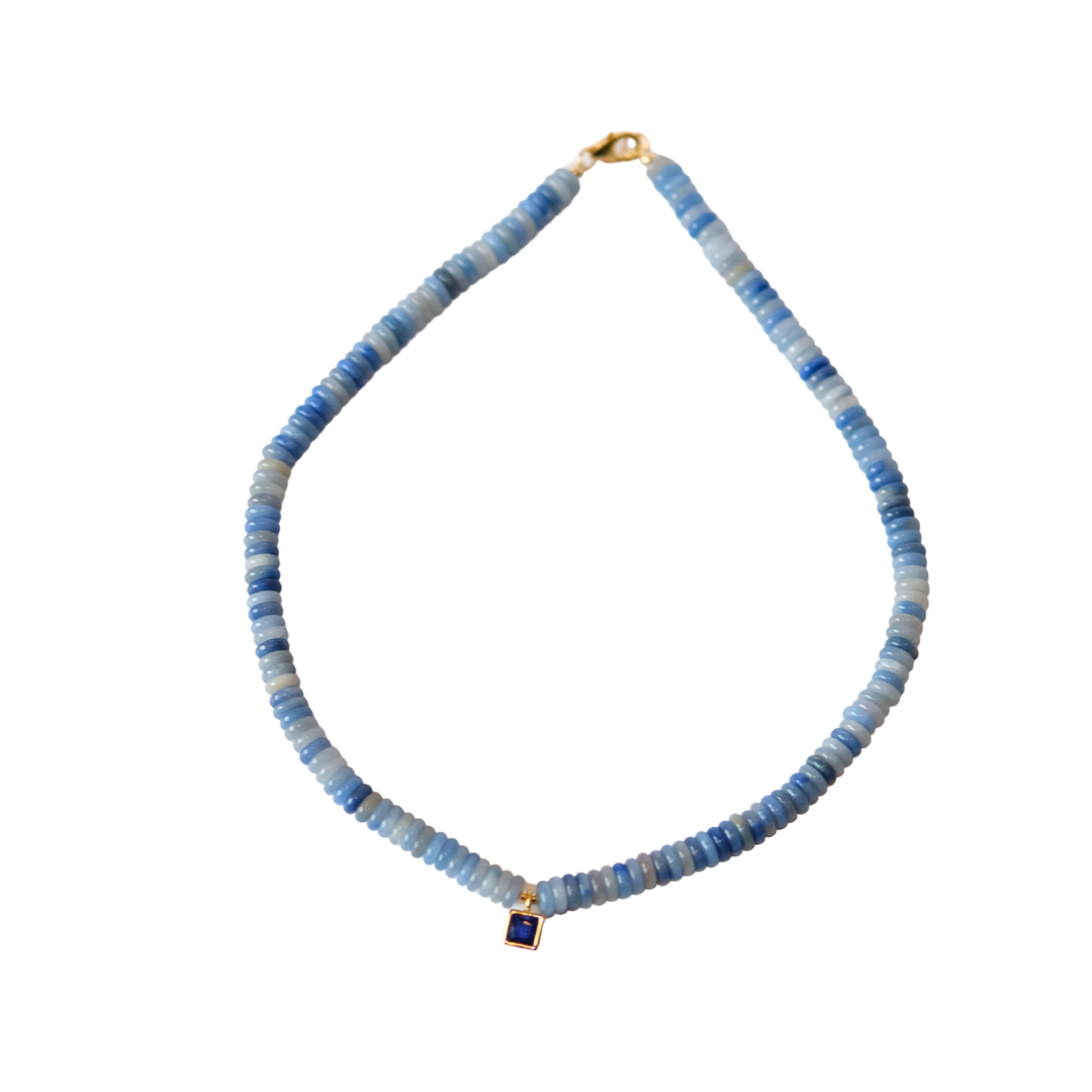 Esferico Blue Lace Agate Necklace