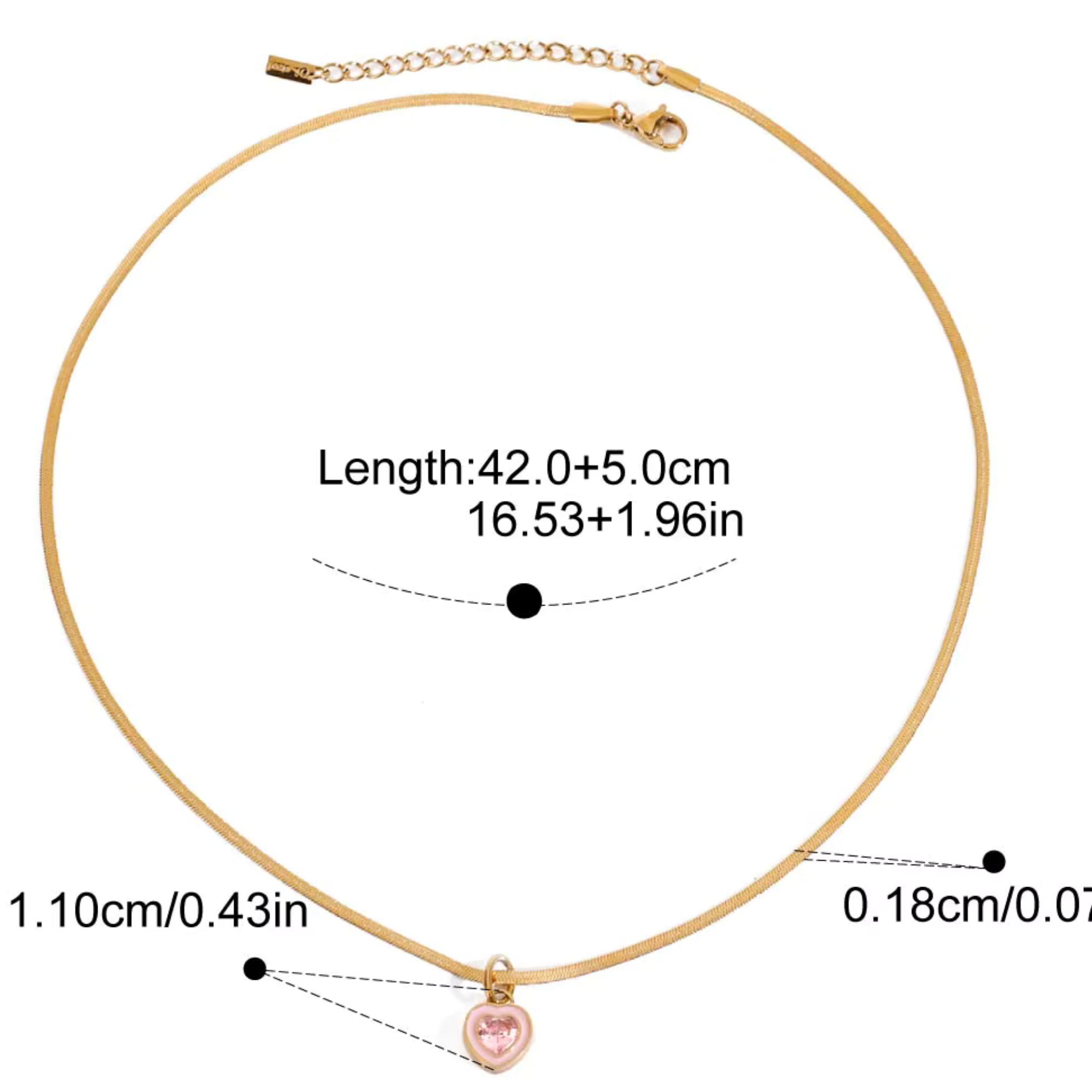 PREORDER: OMEGA WITH ENAMEL PENDANT