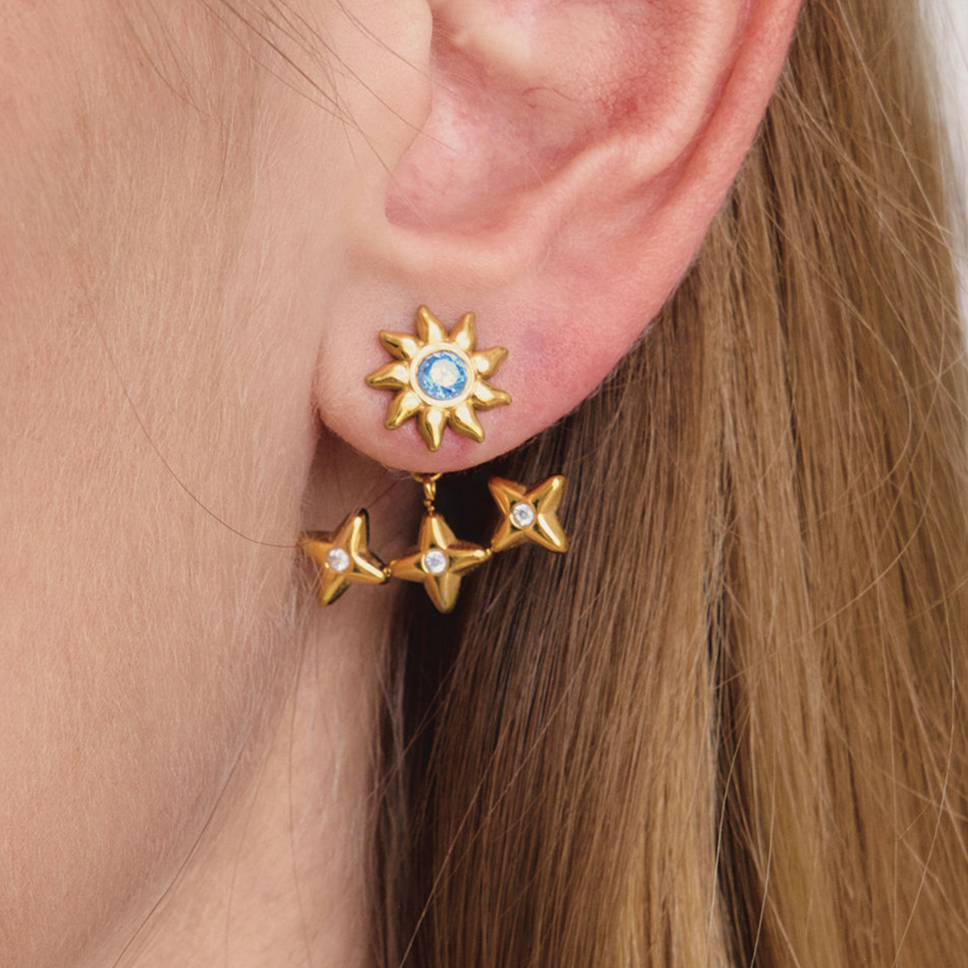 Preorder:Sun &Star Earrings