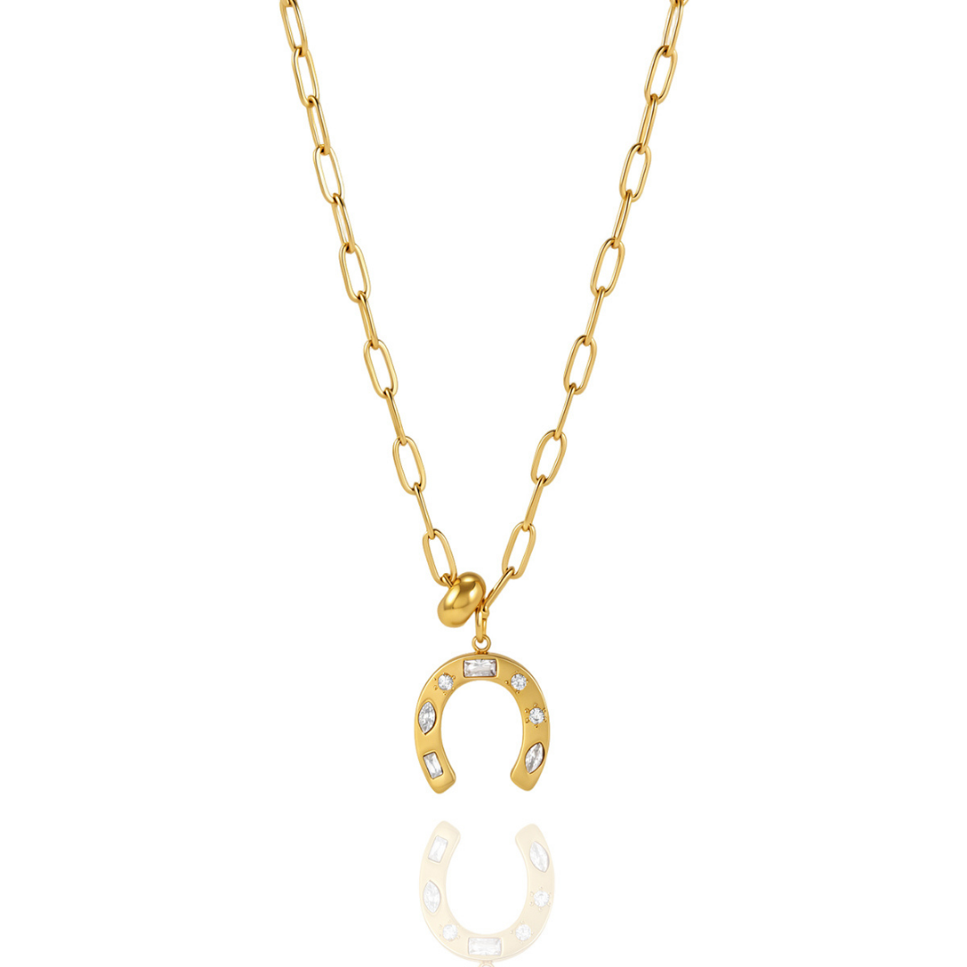 Pre-Order: Horseshoe paperclip chain