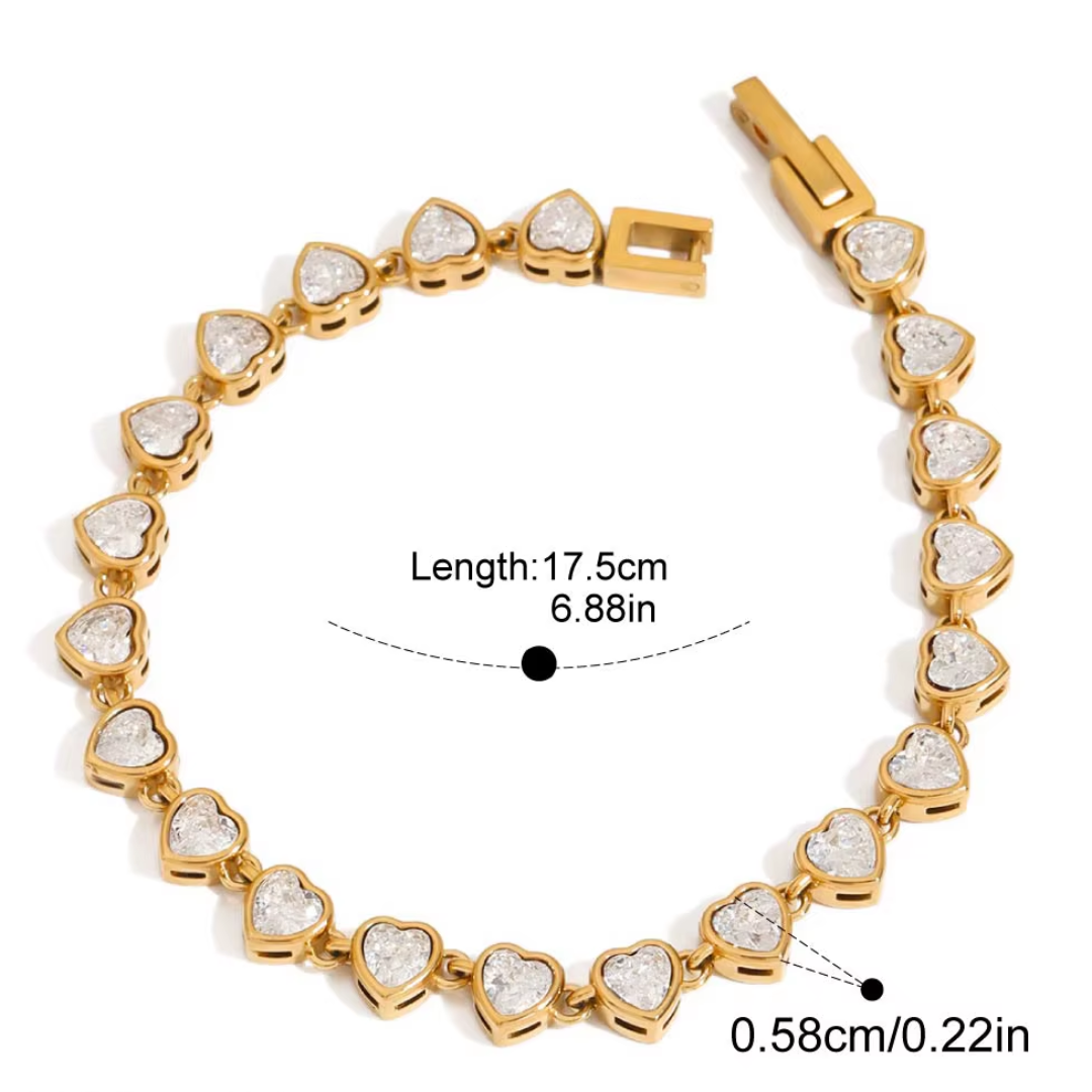 PREORDER: TENNIS BRACELETS Gold