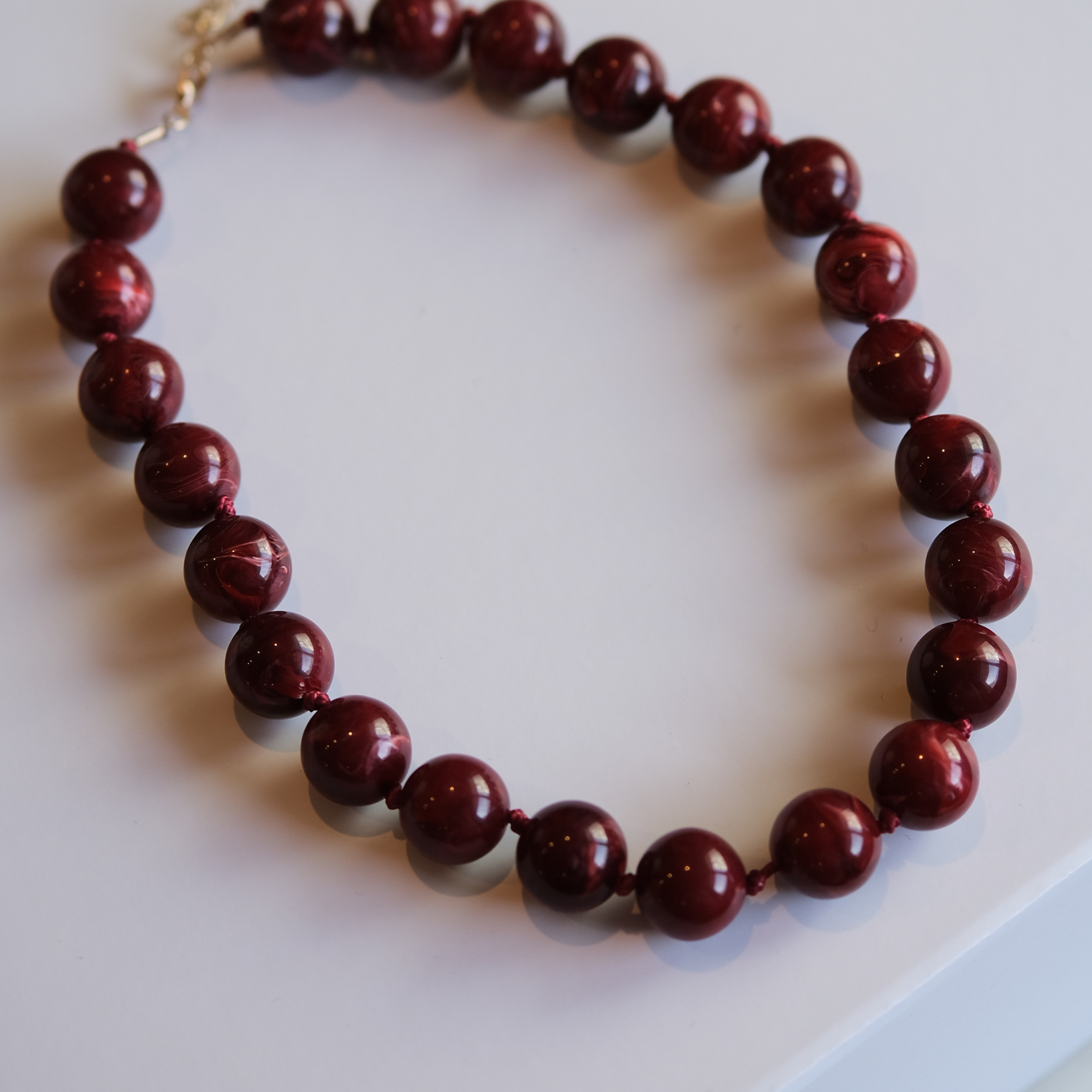 15mm Red Wine Necklace
