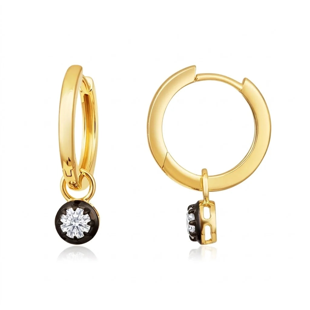 Black bezel hoops