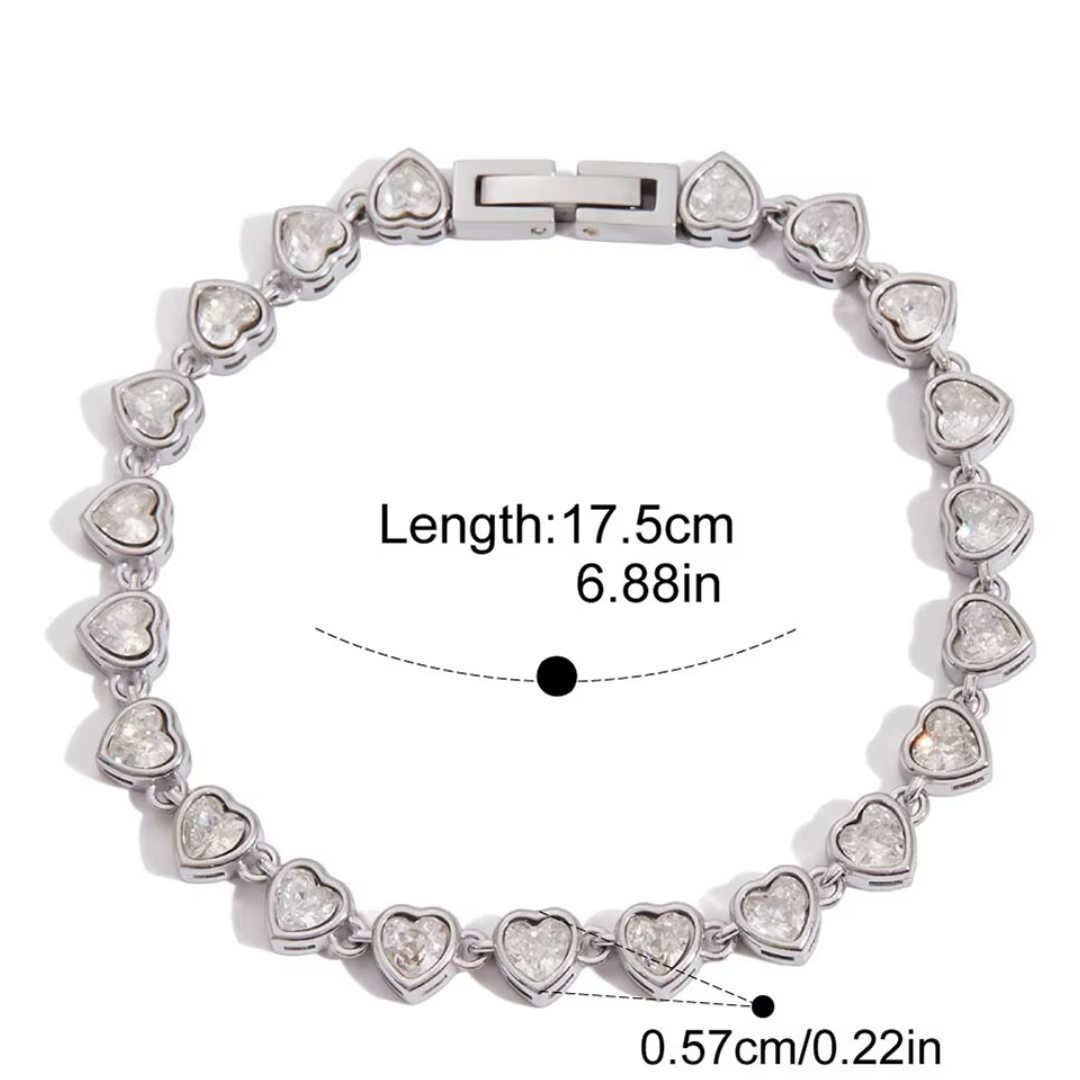 PREORDER: TENNIS BRACELETS Silver