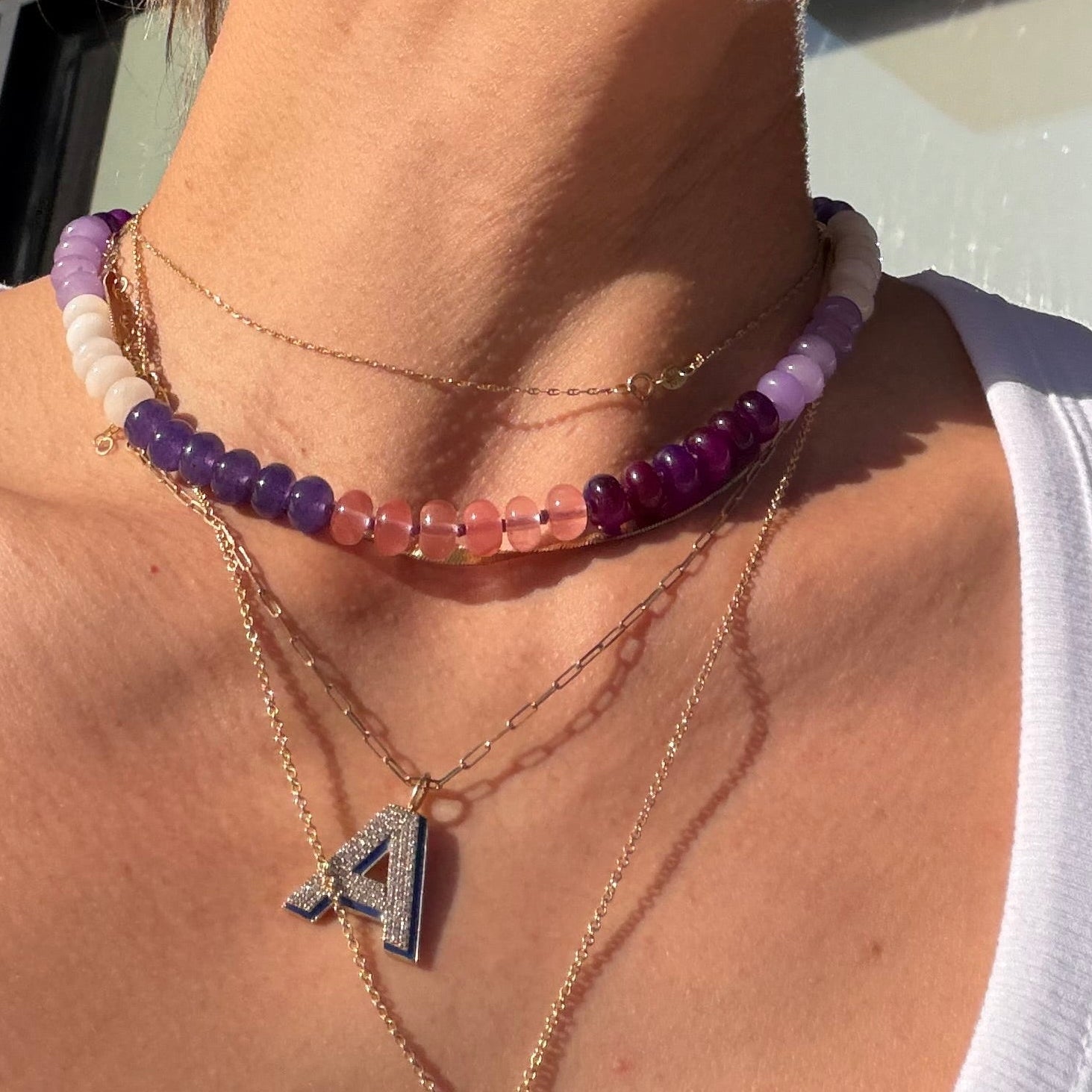 Mixed Jade Necklaces