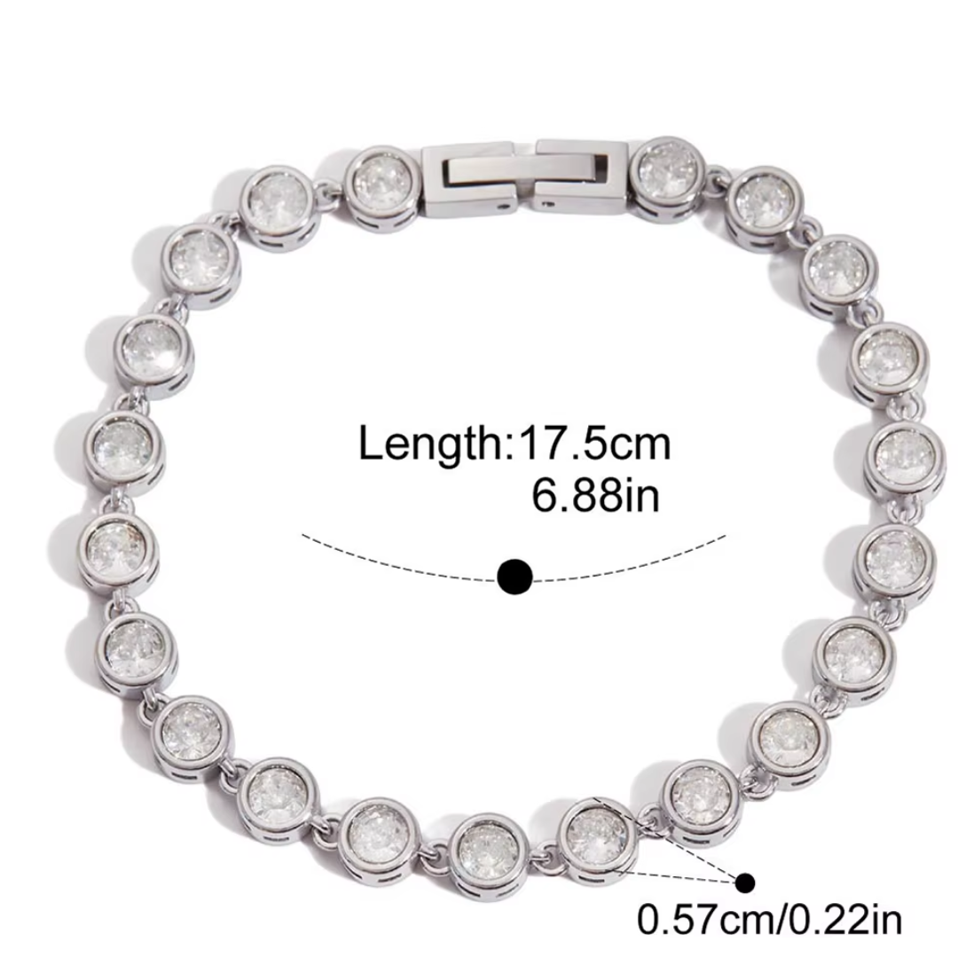PREORDER: TENNIS BRACELETS Silver