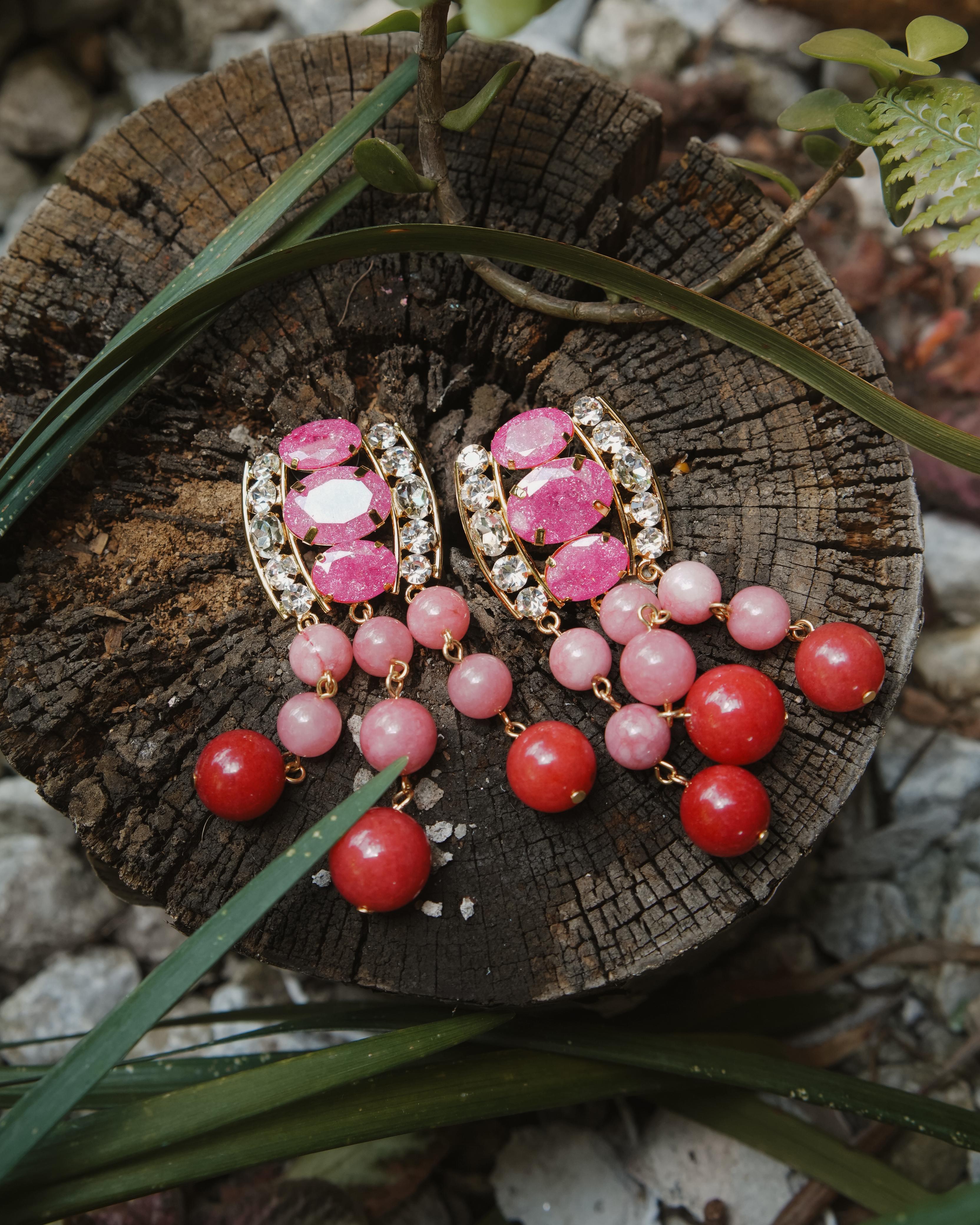 Emilia Pink Earrings
