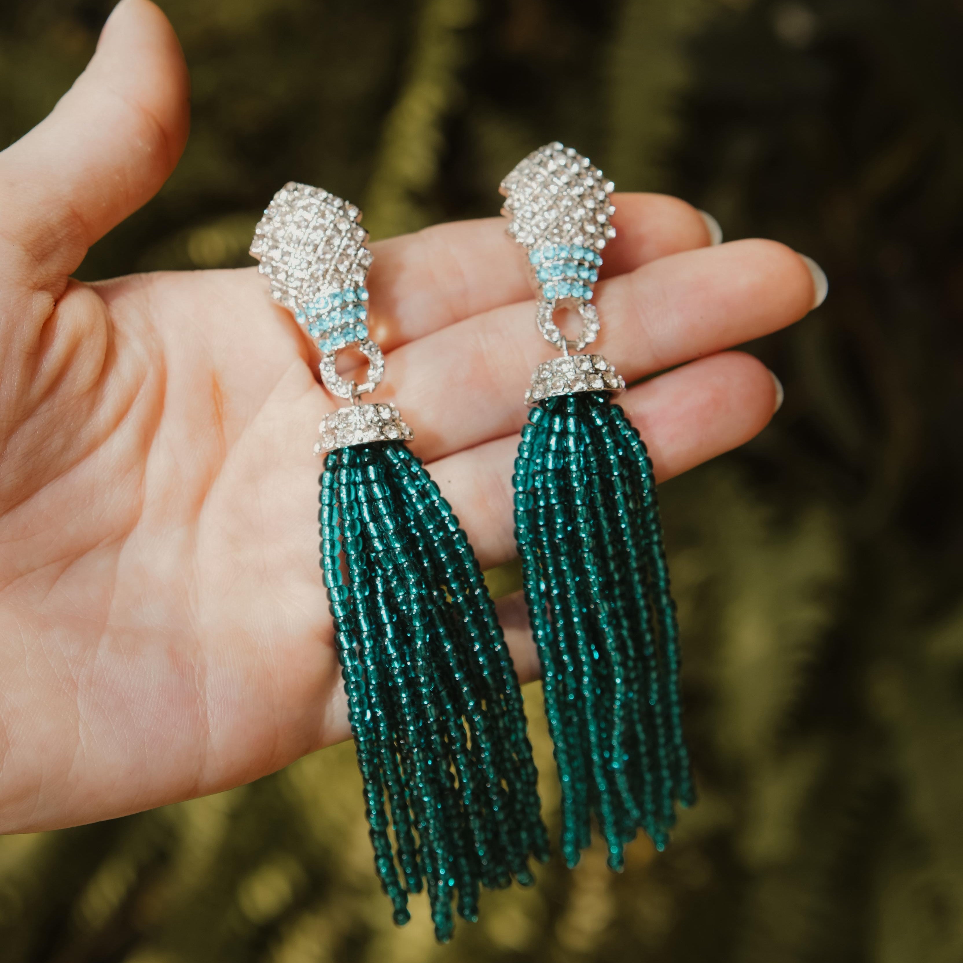Pave Tassels