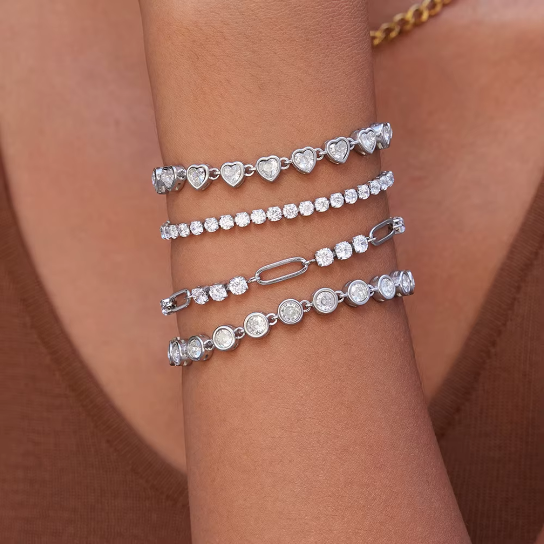 PREORDER: TENNIS BRACELETS Silver