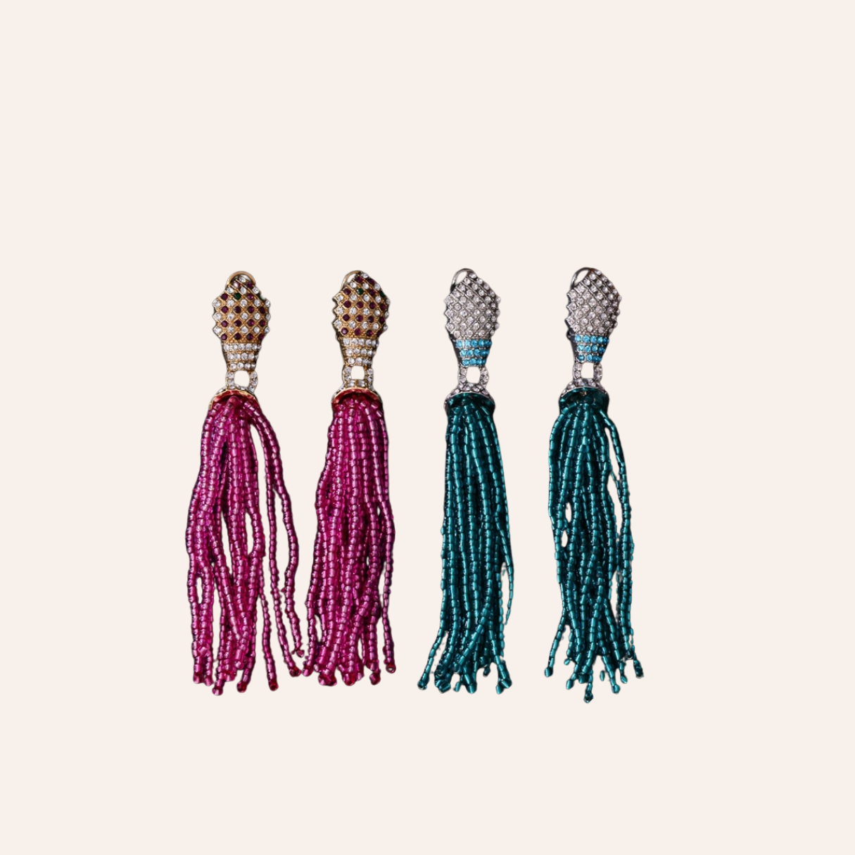 Pave Tassels