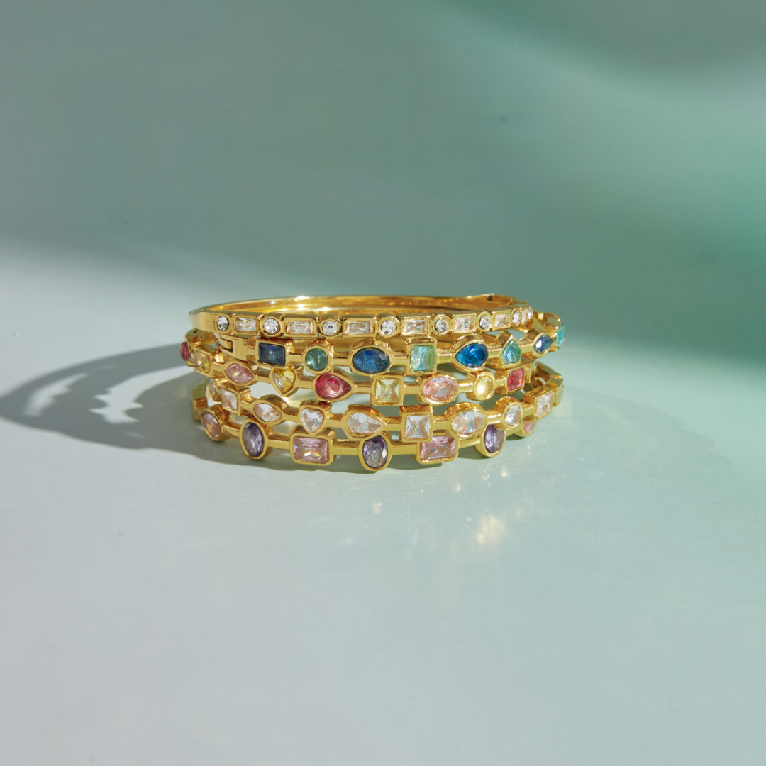 Pre-Order Bezel Shape Bangles