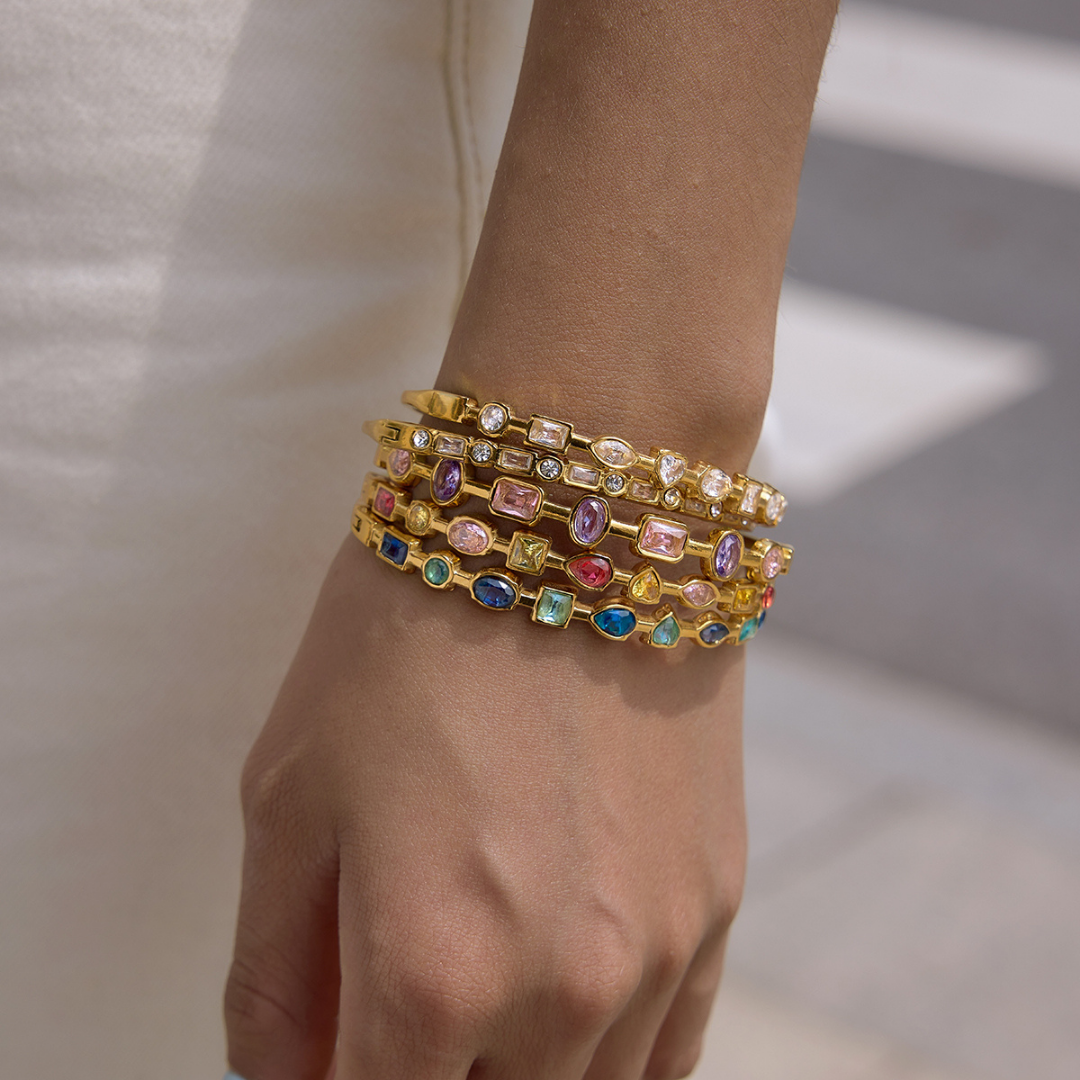 Pre-Order Bezel Shape Bangles