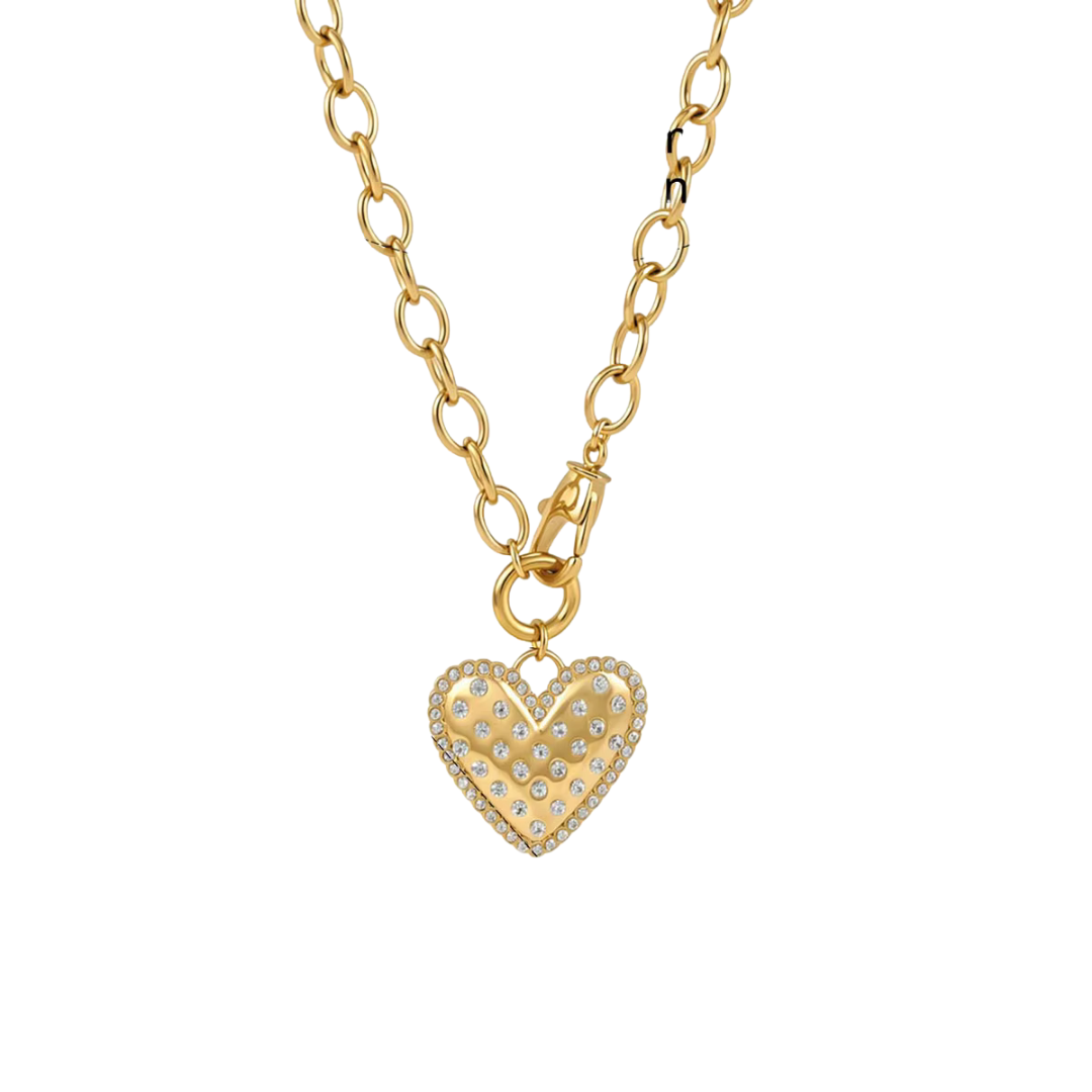 Pre-order: Microdot Heart Necklace
