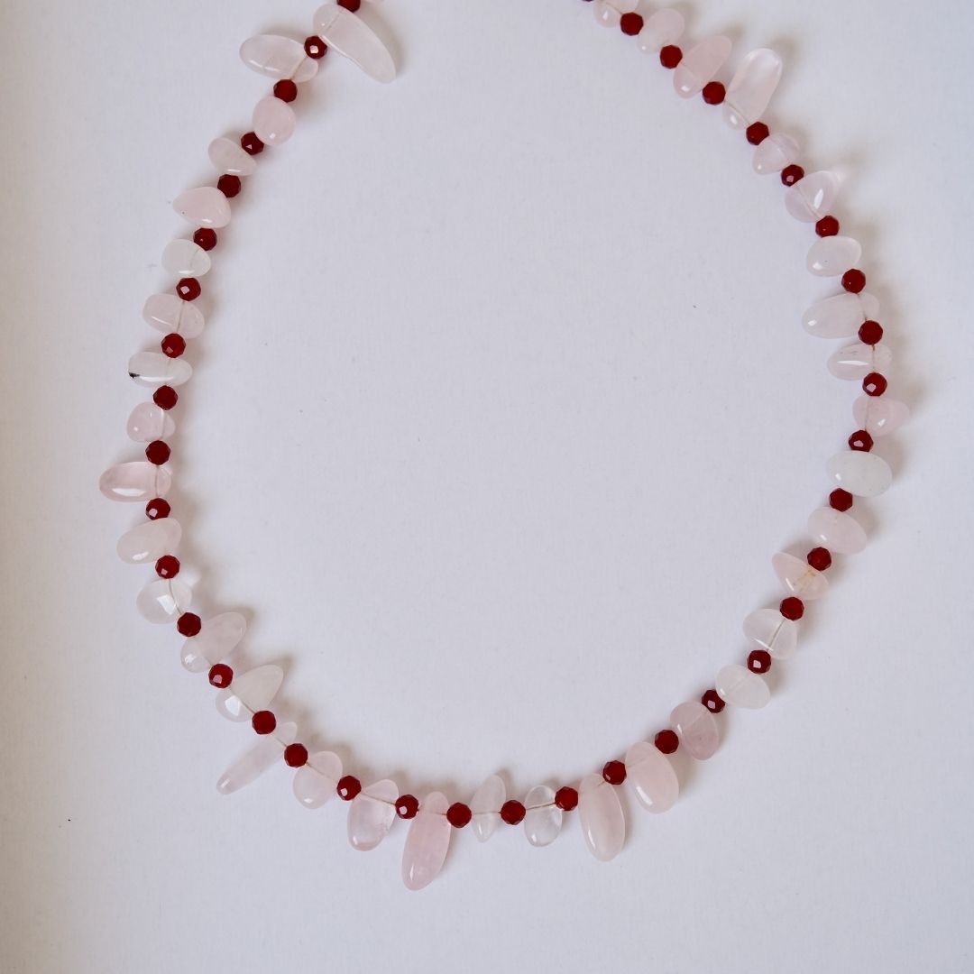 Rose Quartz & Garnet