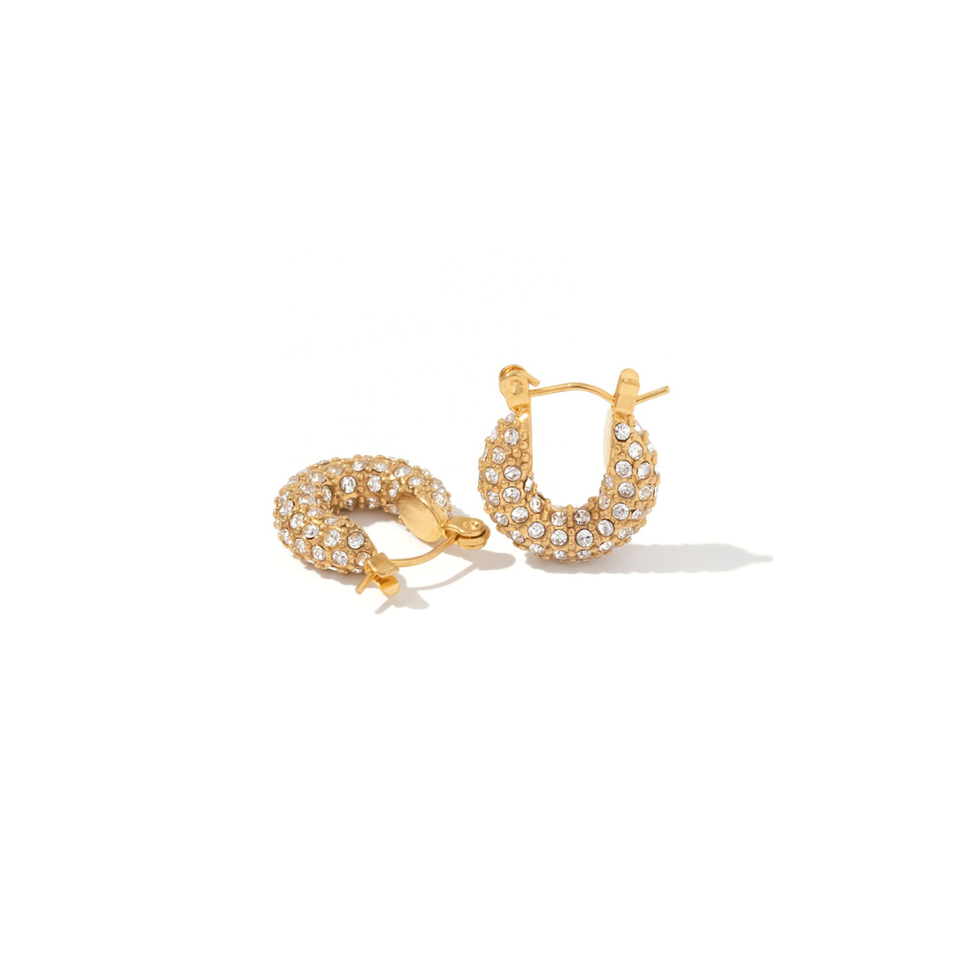 Mini Pave Hoop
