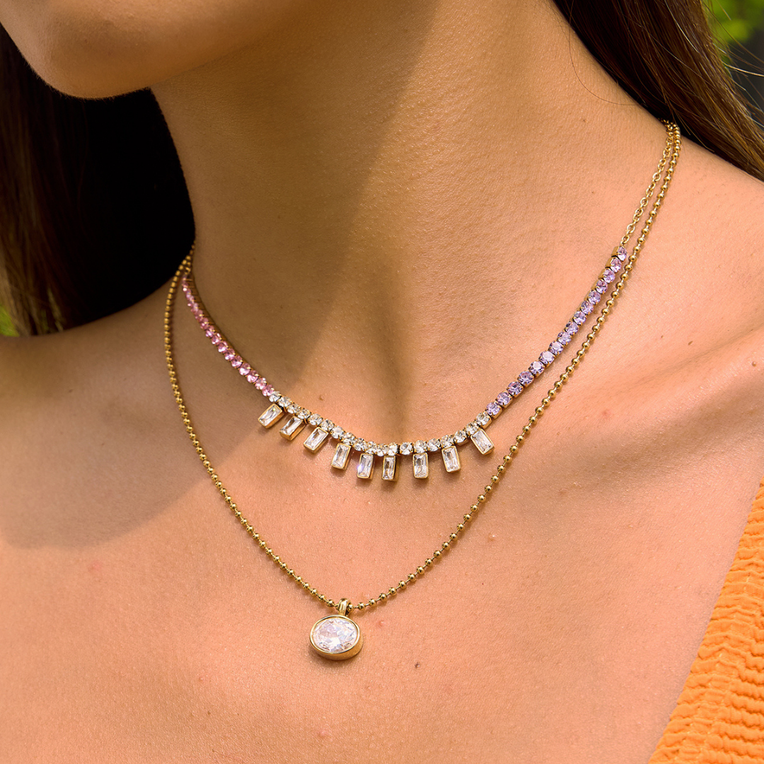 Pre-Order: Zirconia Multicolor Necklace