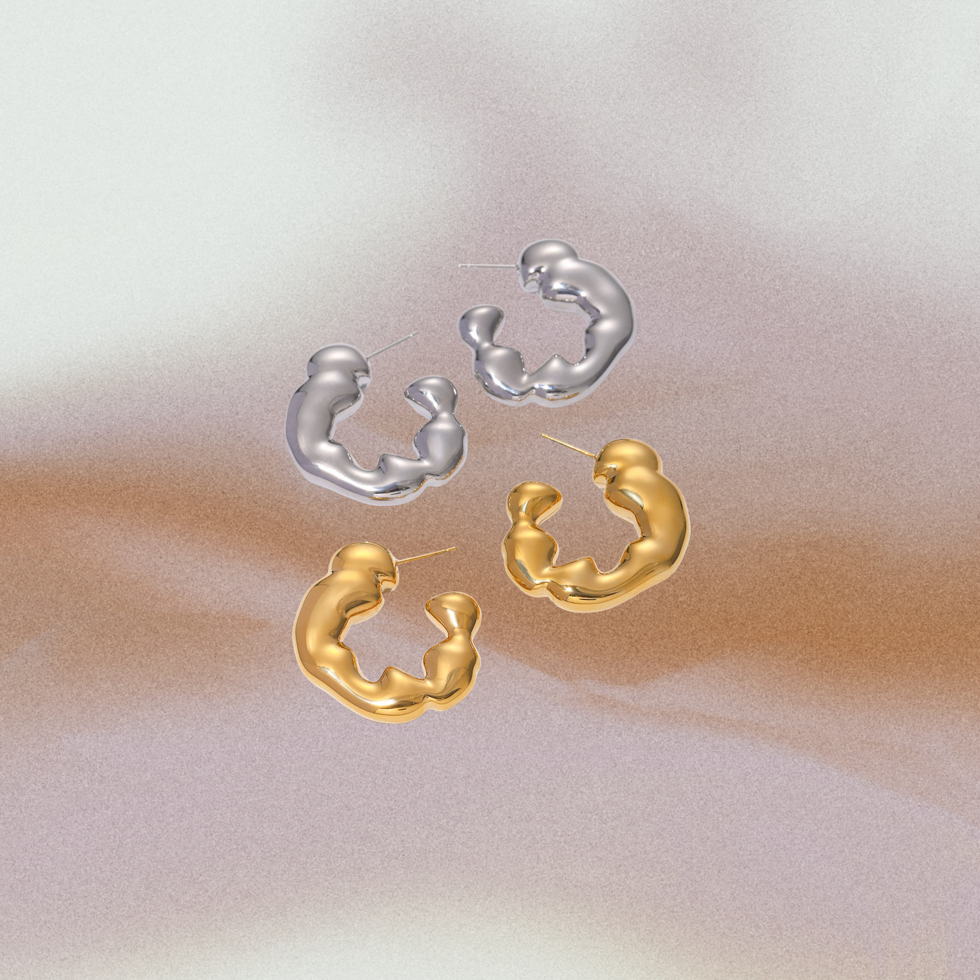 Assymetric Melted Hoops