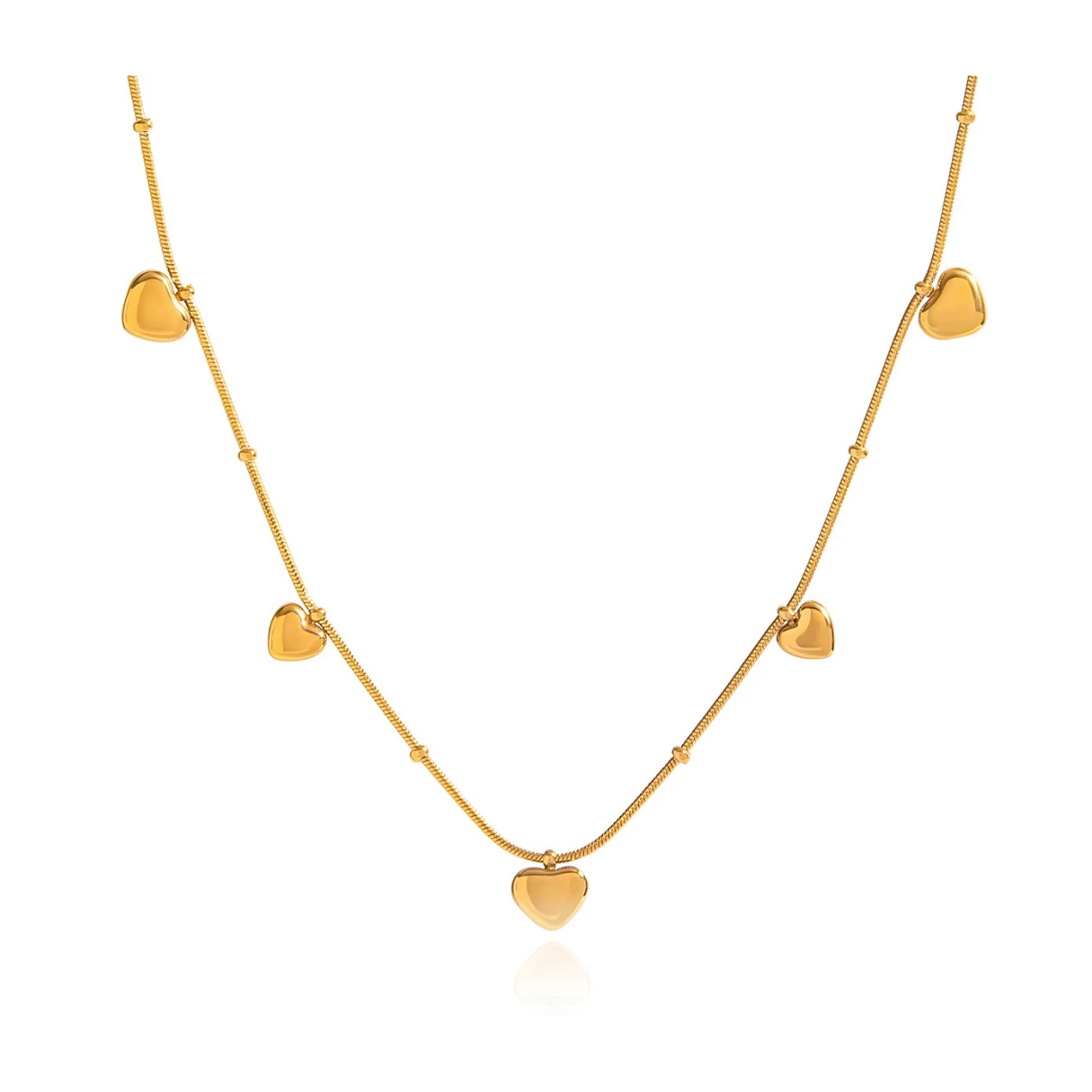 Gold Heart Drops