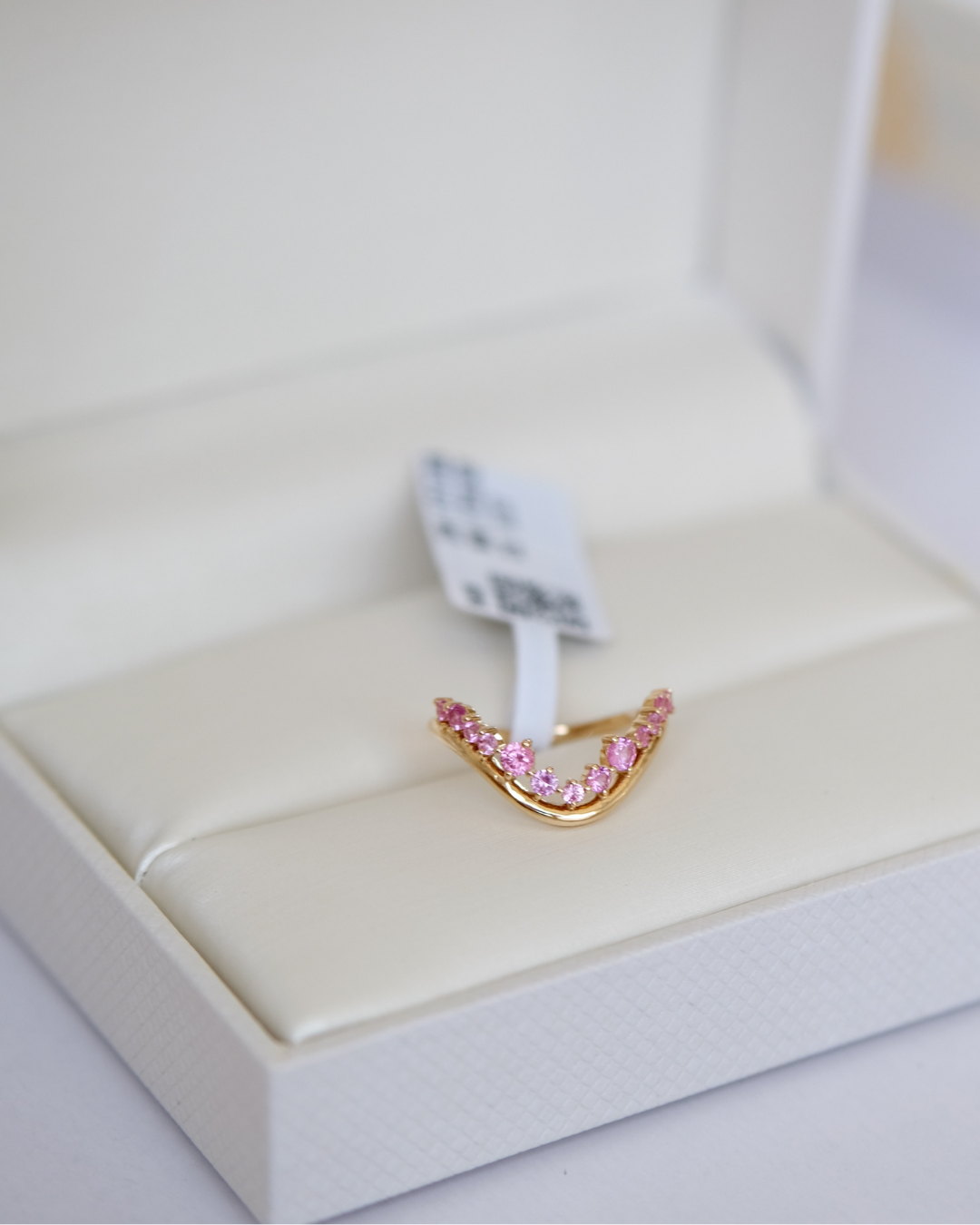 Pink Sapphire Pinky Ring
