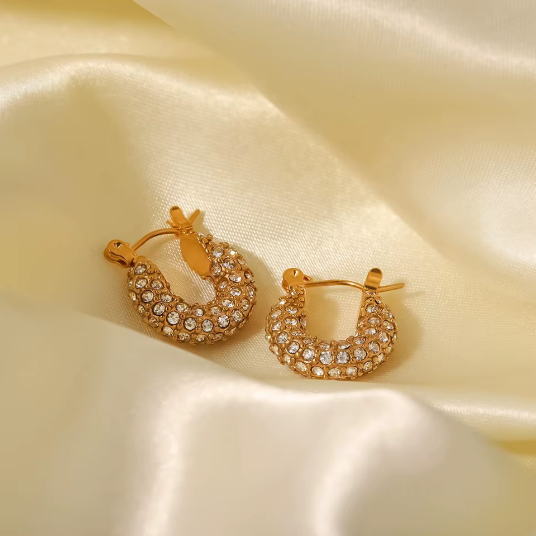 Mini Pave Hoop