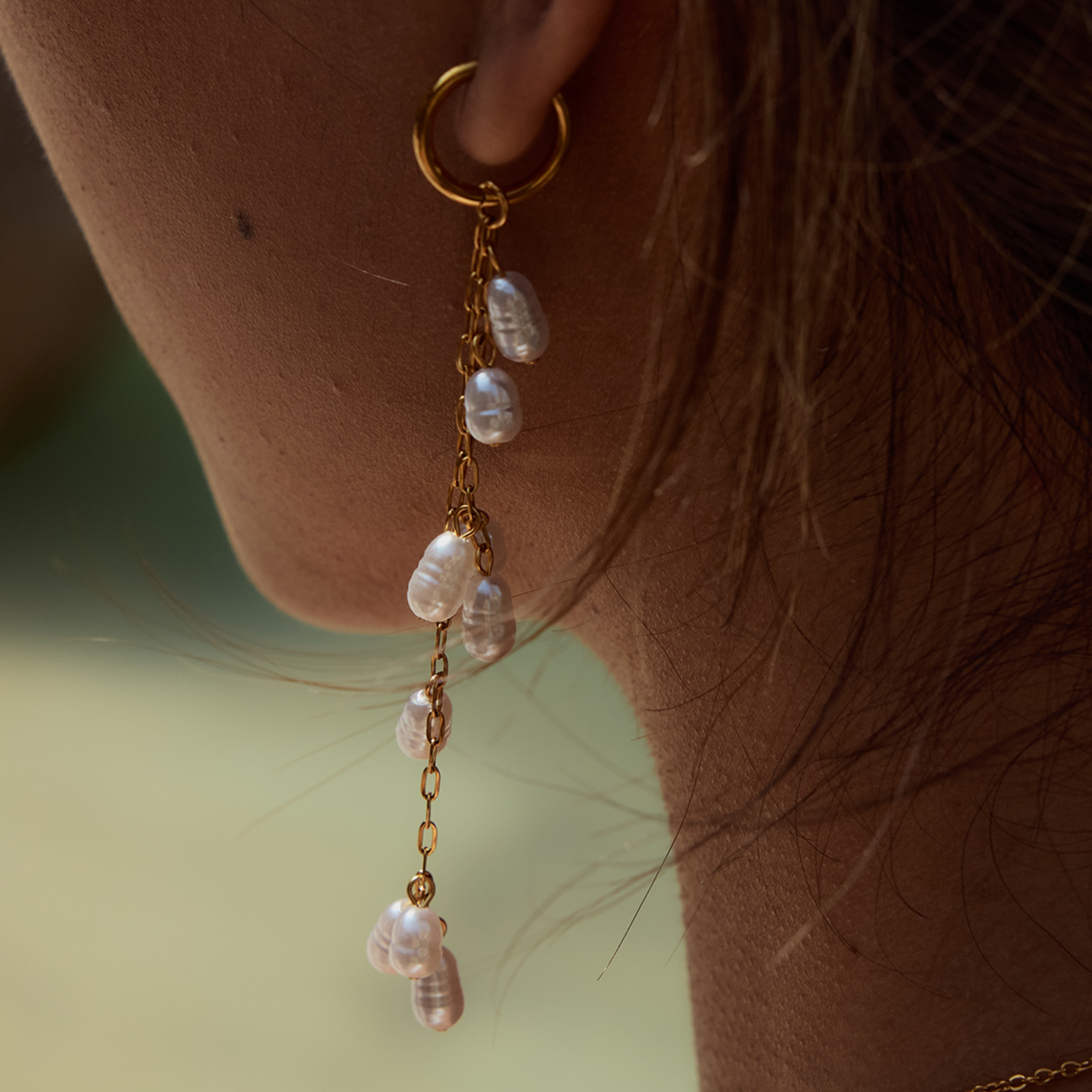 Preorder: Pearl Tassel Earring