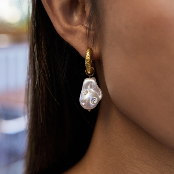 Pre-Order Pearls Hoops