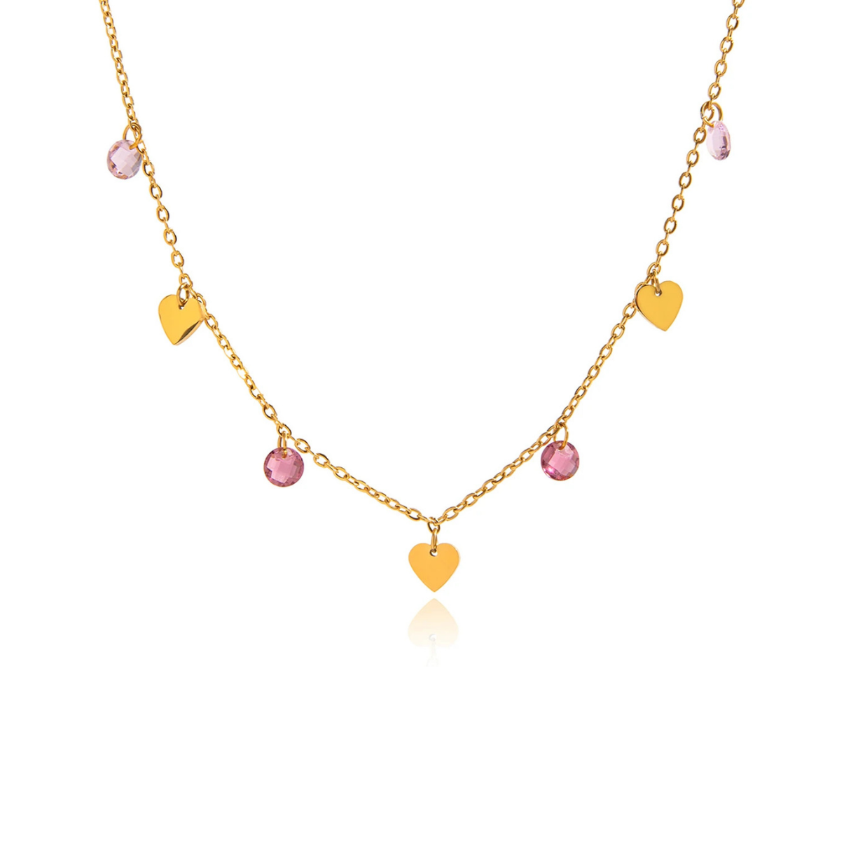 Heart and Pink Drops
