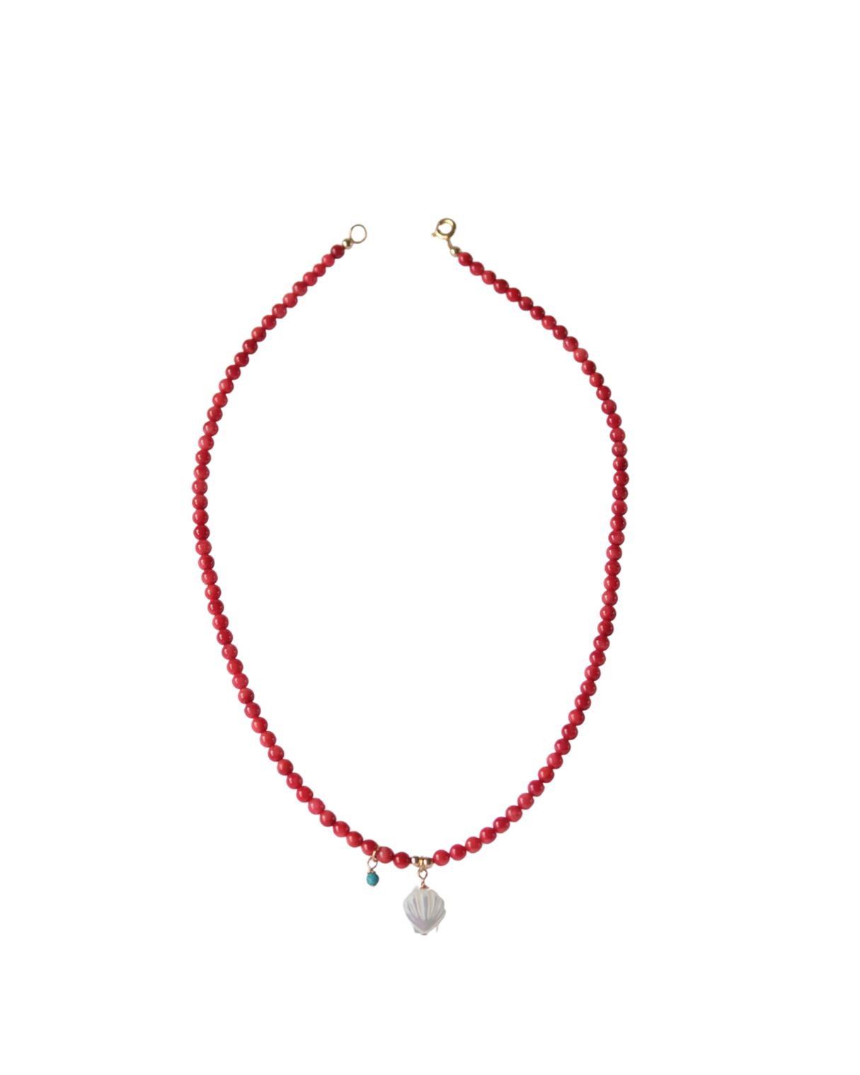 Red Beads and Shell