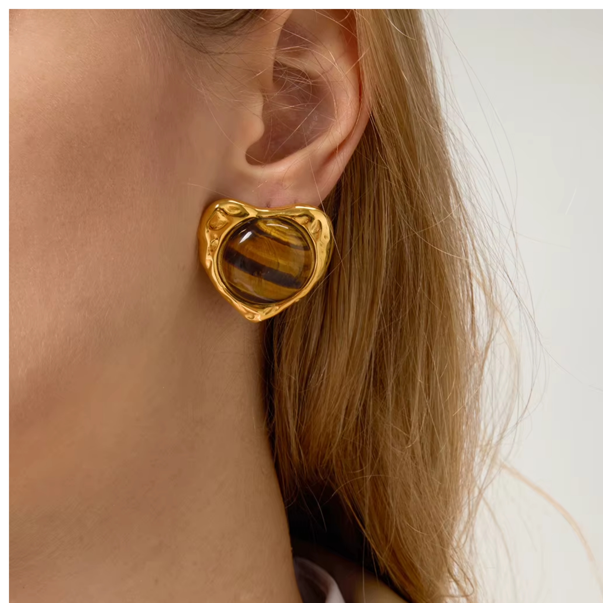 Pre-Order Tigers Eye Studs