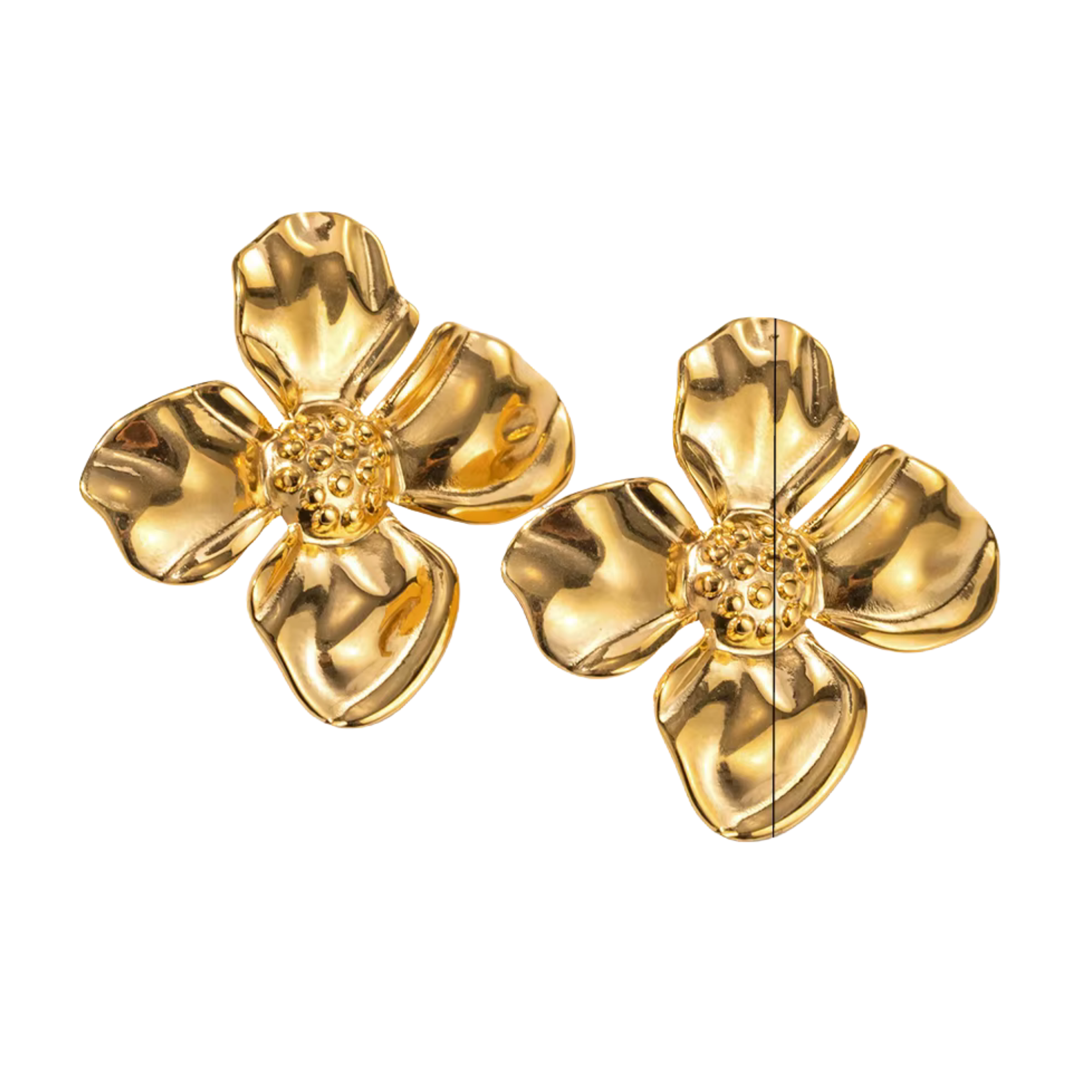 PREORDER: Gold Flower Earring