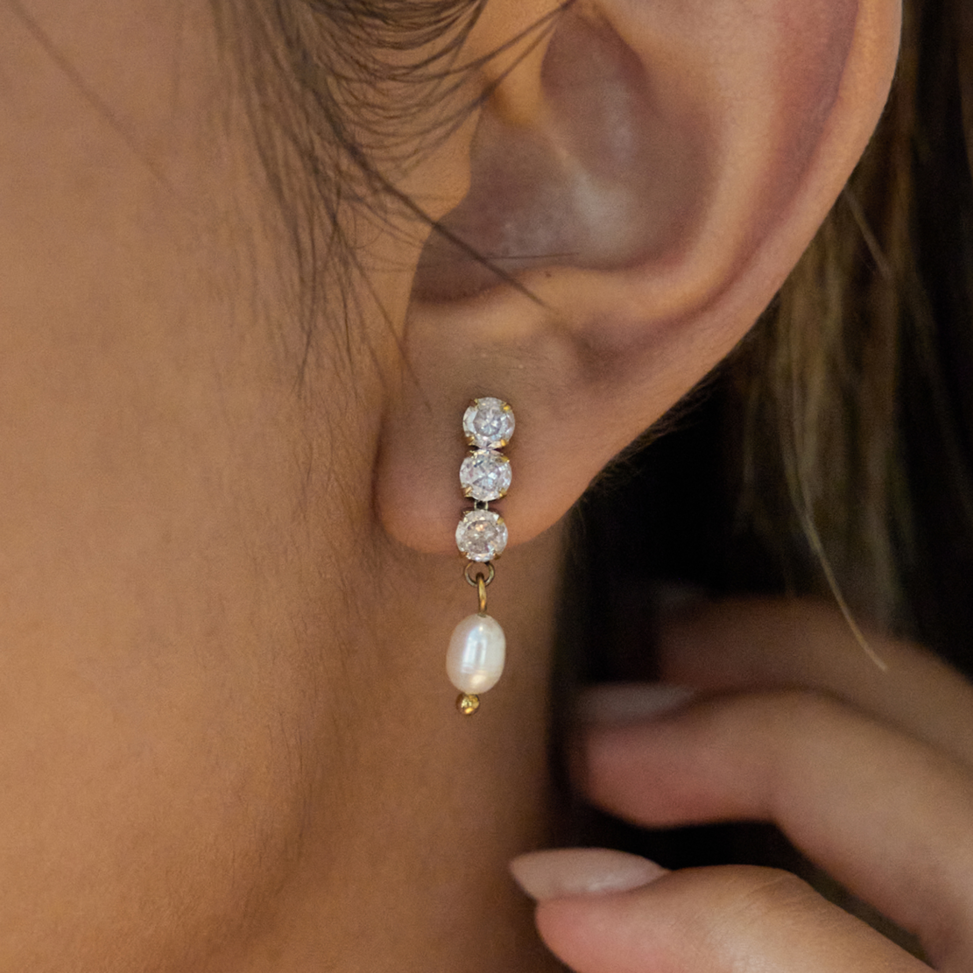 Preorder: Zircon Cz Line Pearls