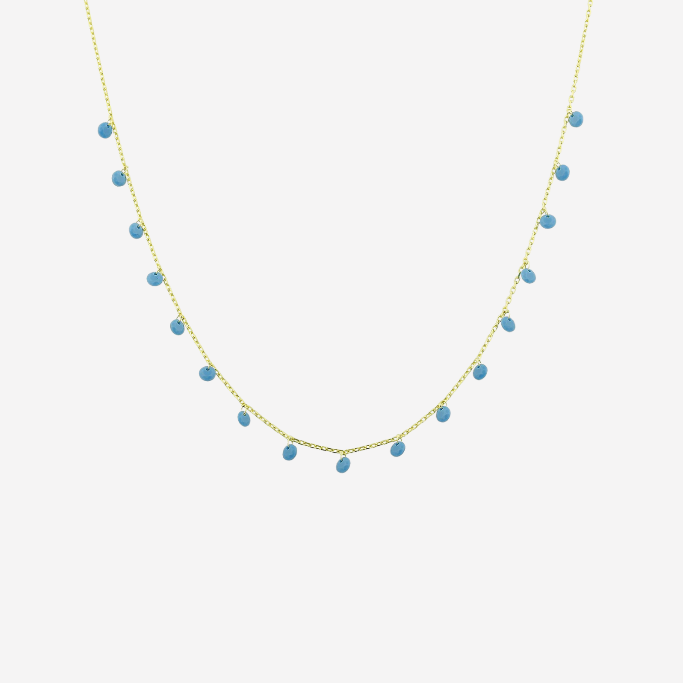 Dainty Blue Necklace