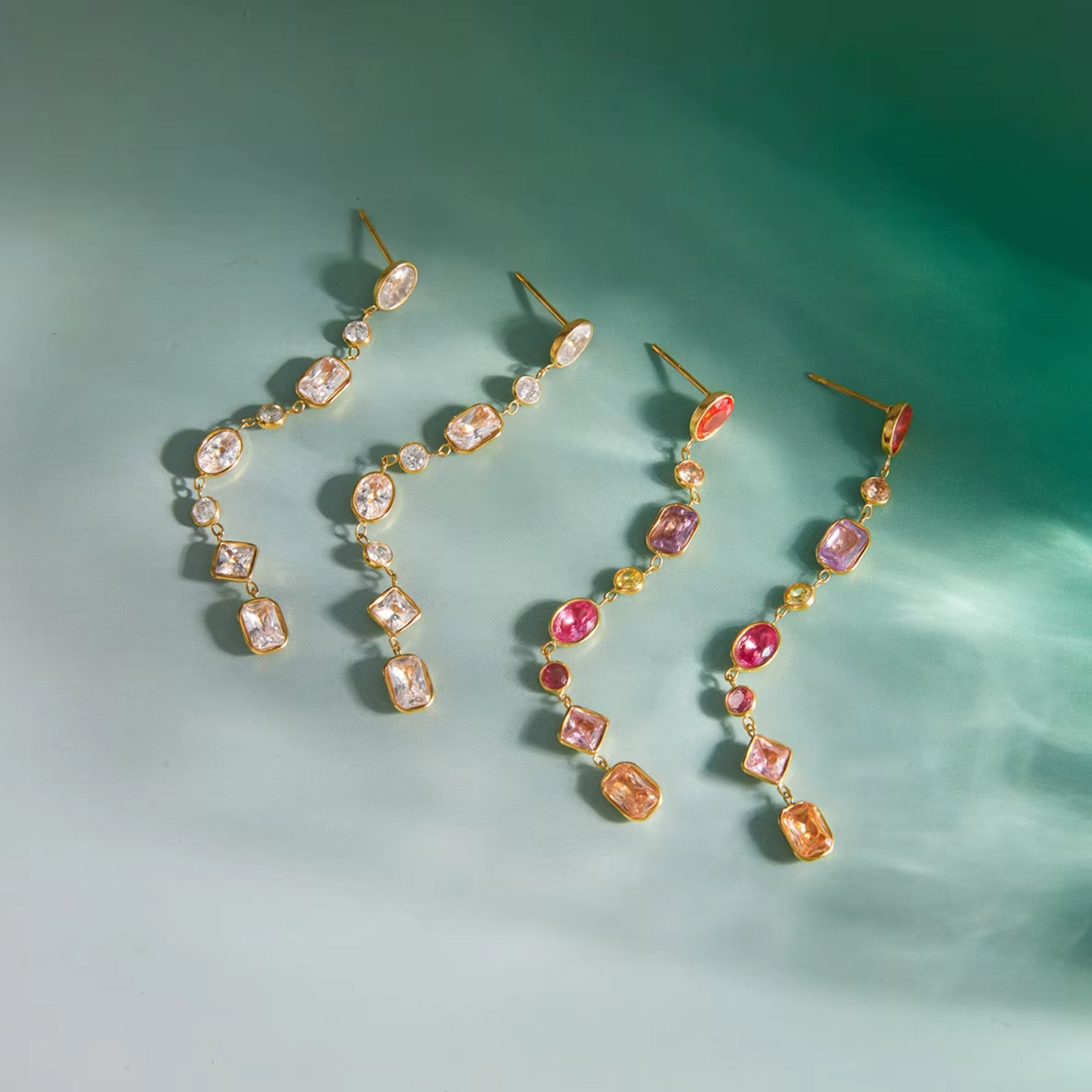 Party Gemstone Earrings