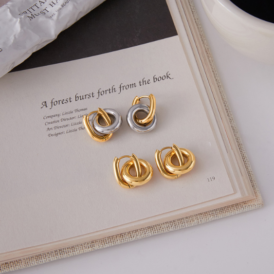 Preorder: Mixed Metal Hoops