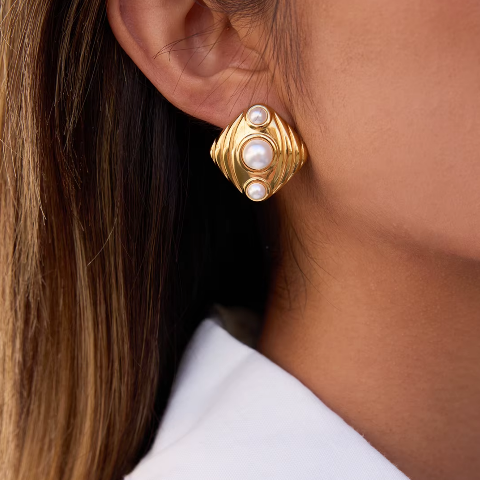 Pre-Order: Stone Inlay Studs