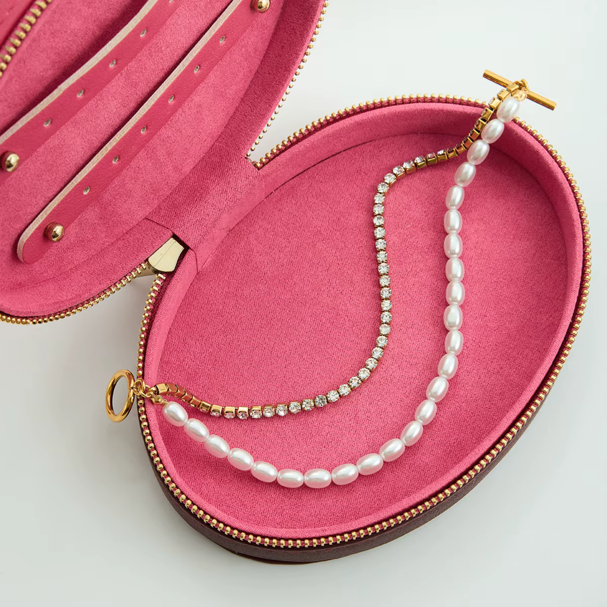 PREORDER: Pearls & Tennis Double bracelet