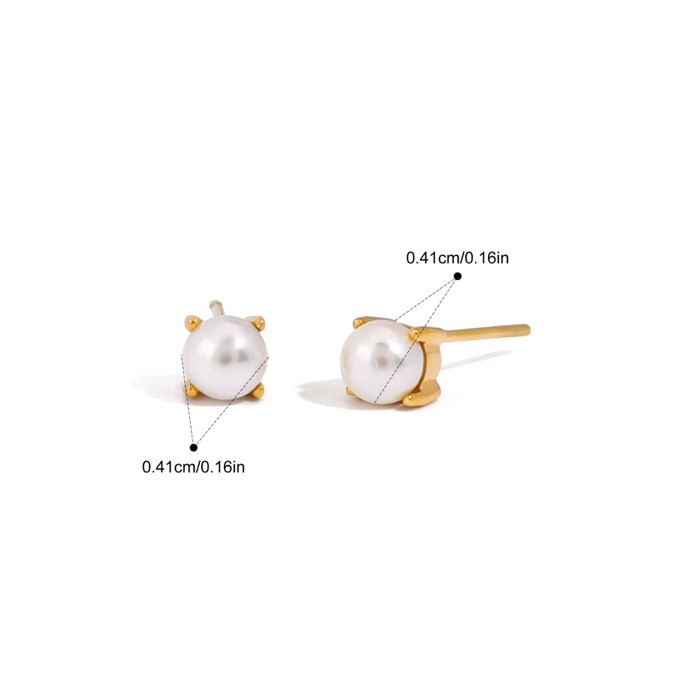 Birthstone Pear Studs