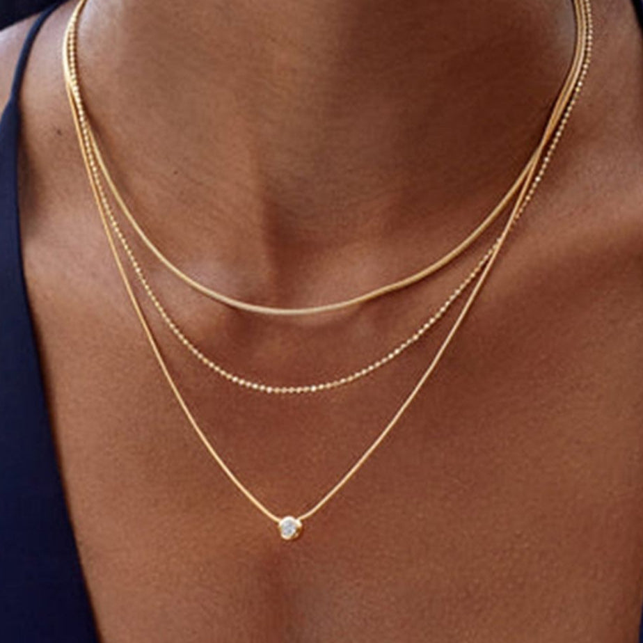 Three Layered Necklace