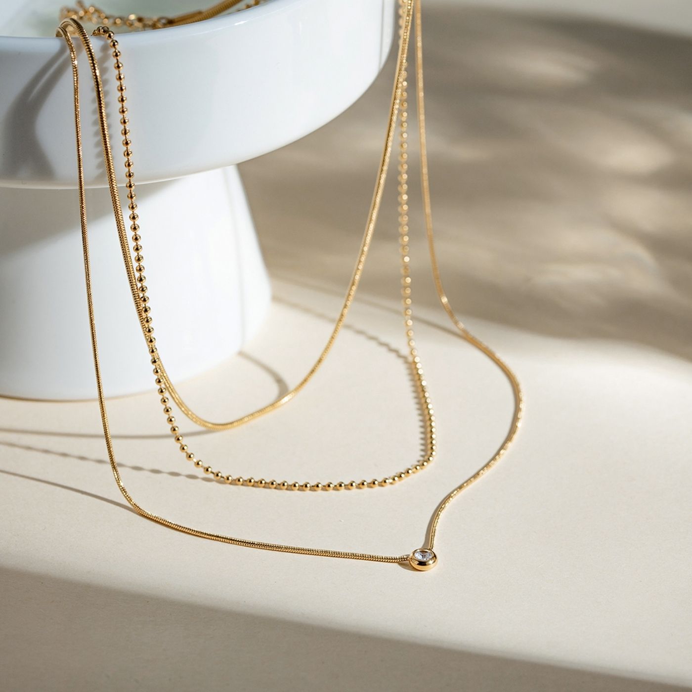 Three Layered Necklace
