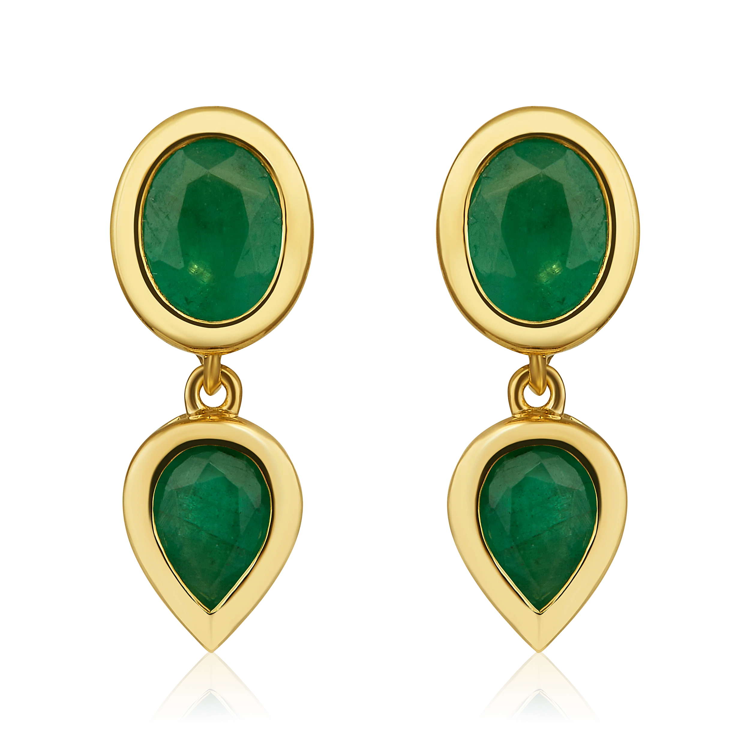 Colombian Emerald Studs