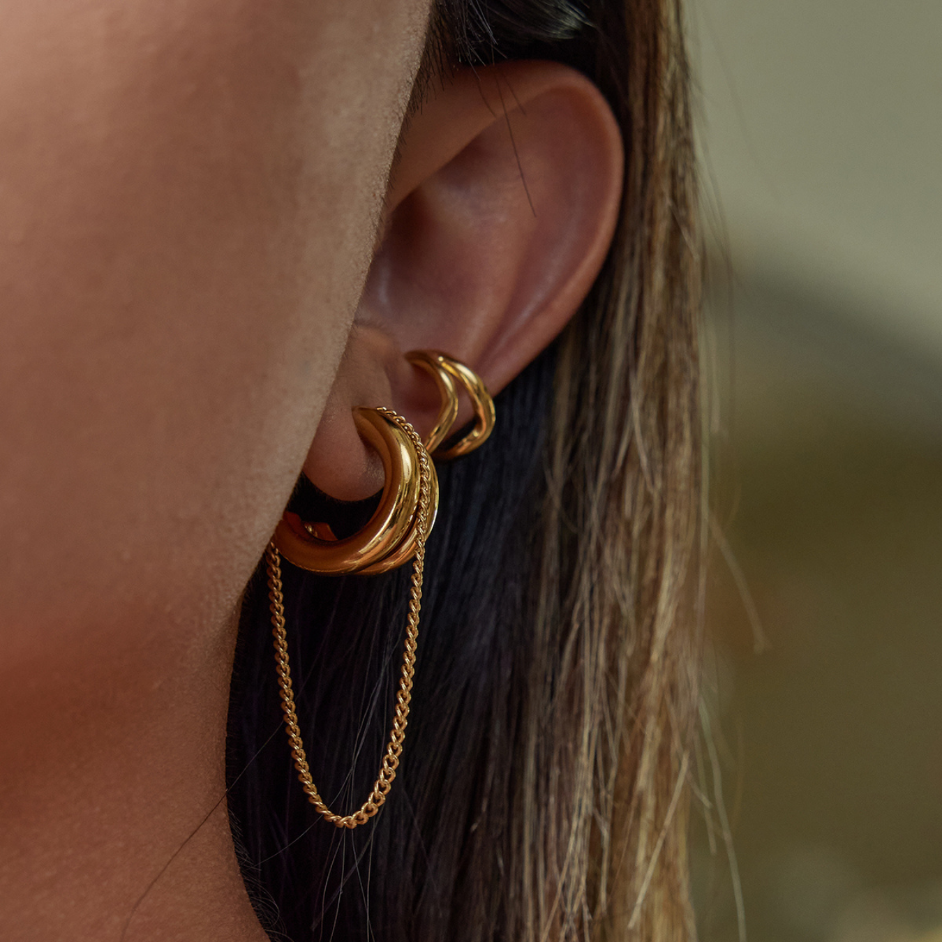 Hoops with Chains