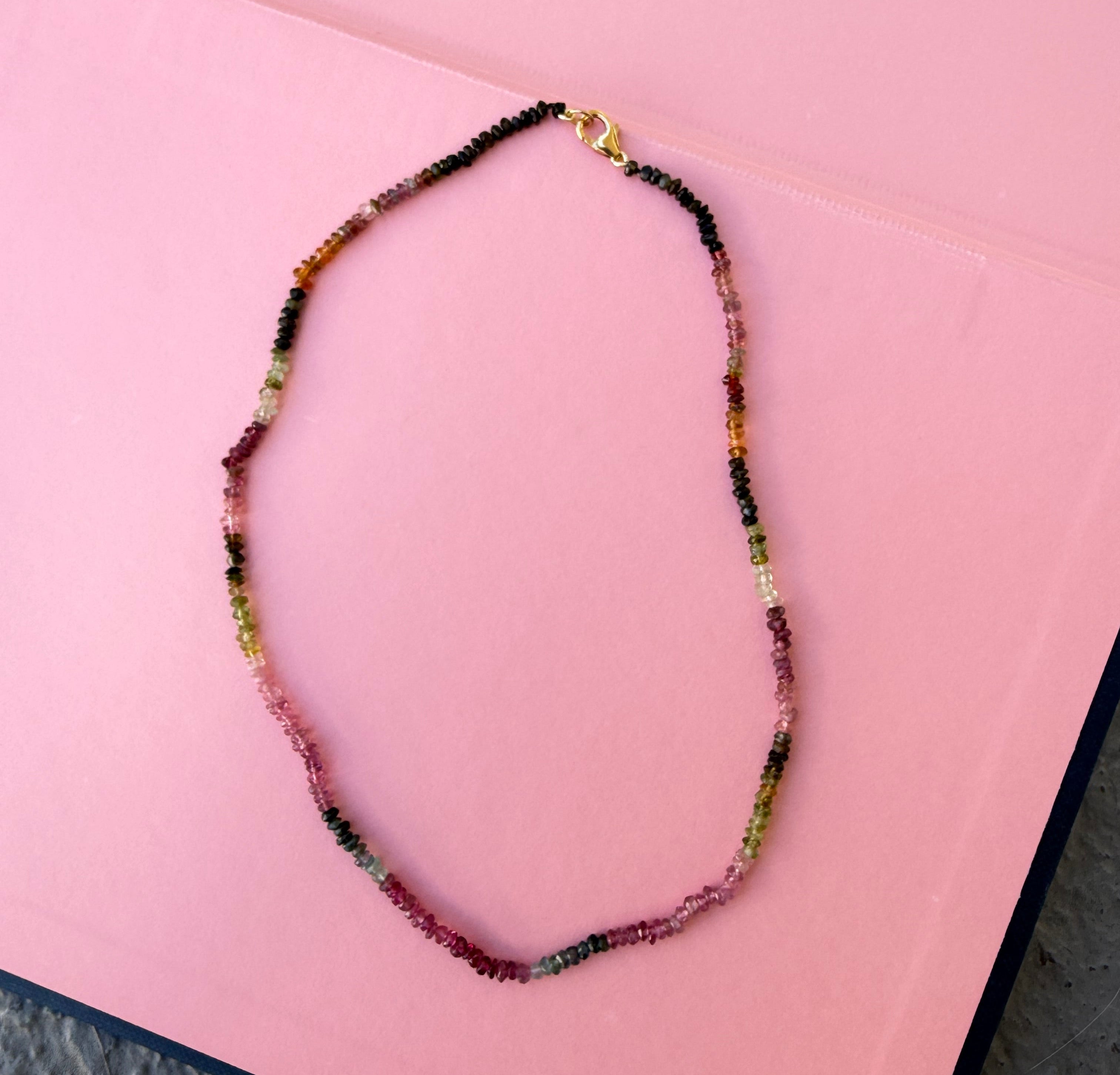 Natural Tourmaline Necklace