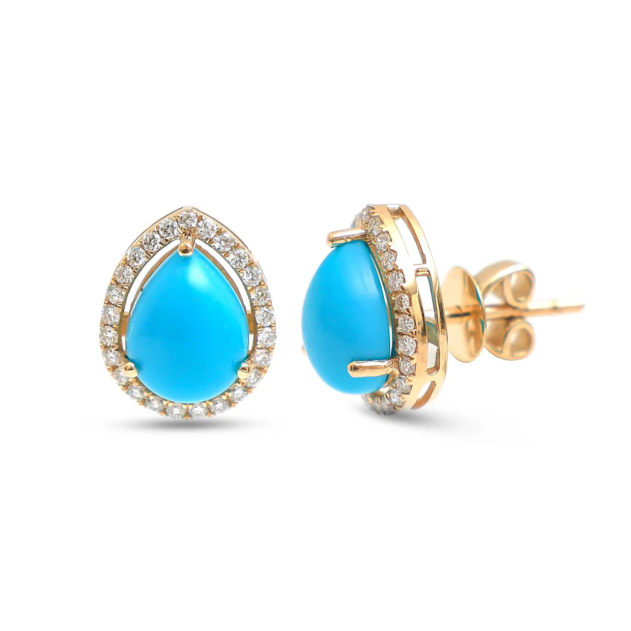 Diamond Turquoise Stud