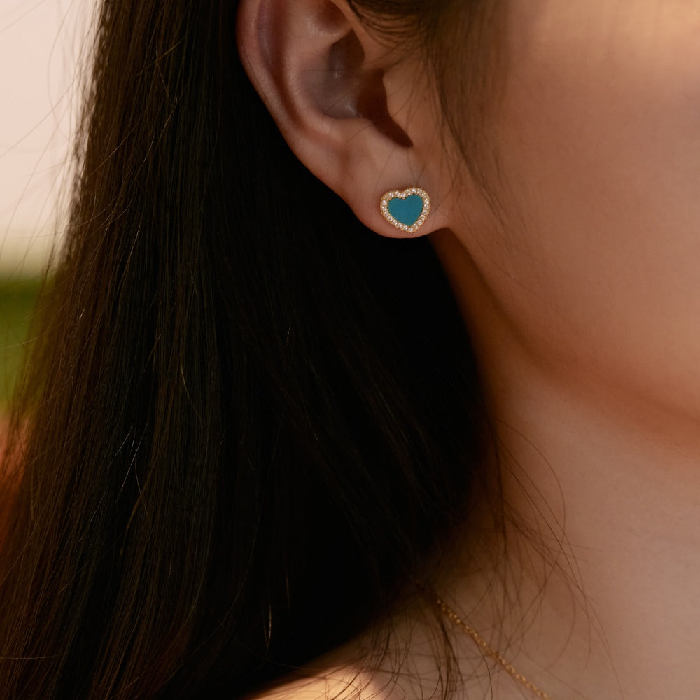 Turquoise Hearts