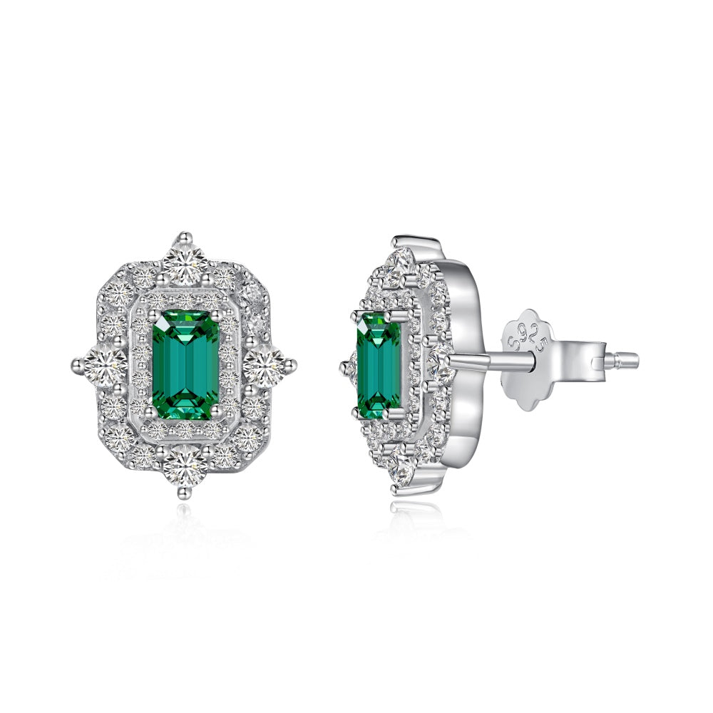 Vintage Green studs
