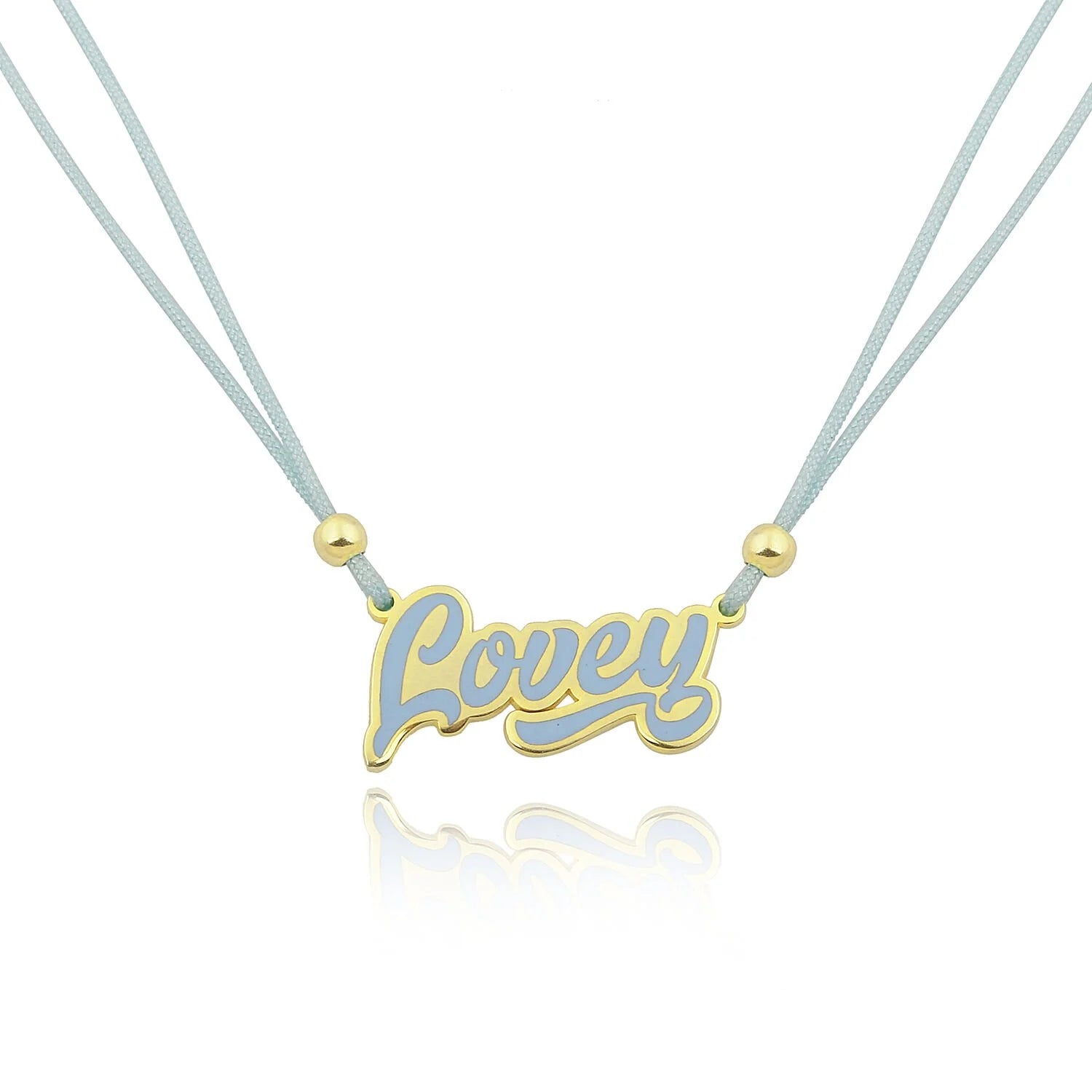 Name in thread Necklace